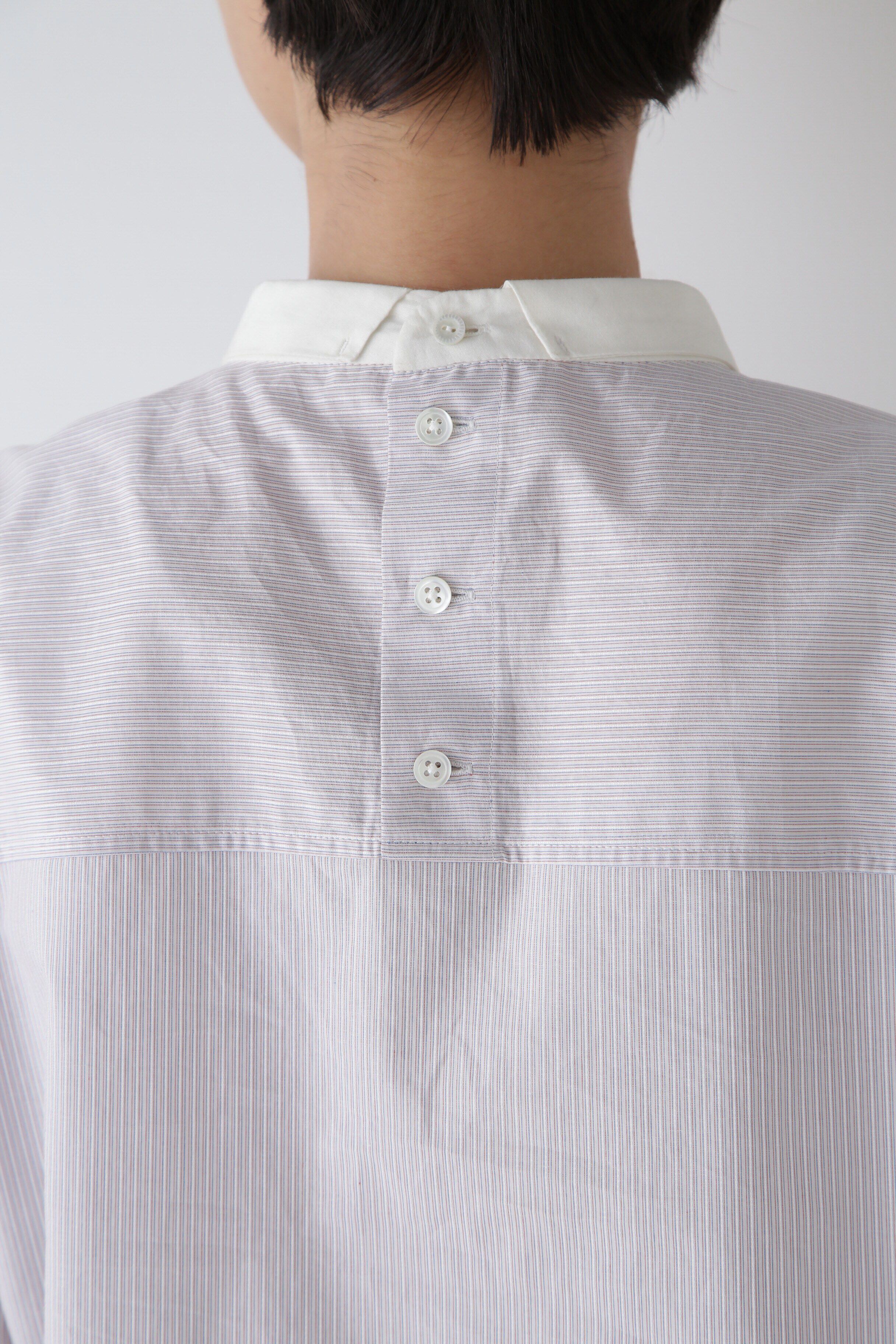  「◆シルプレシュランクストライプブラウス」|シャツ・ブラウス|