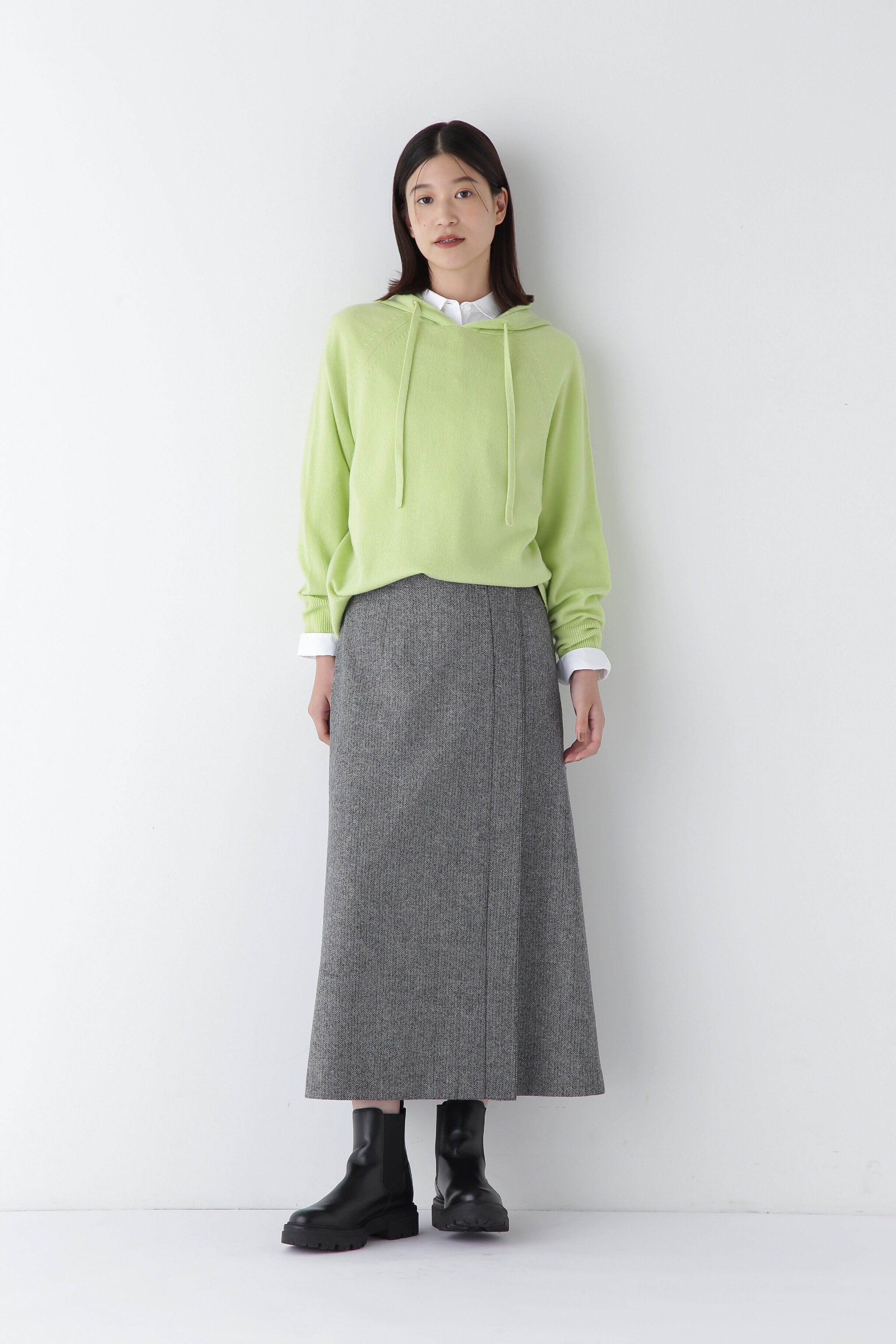  「◆ウールカシミヤフーディニット」|ニット・セーター|