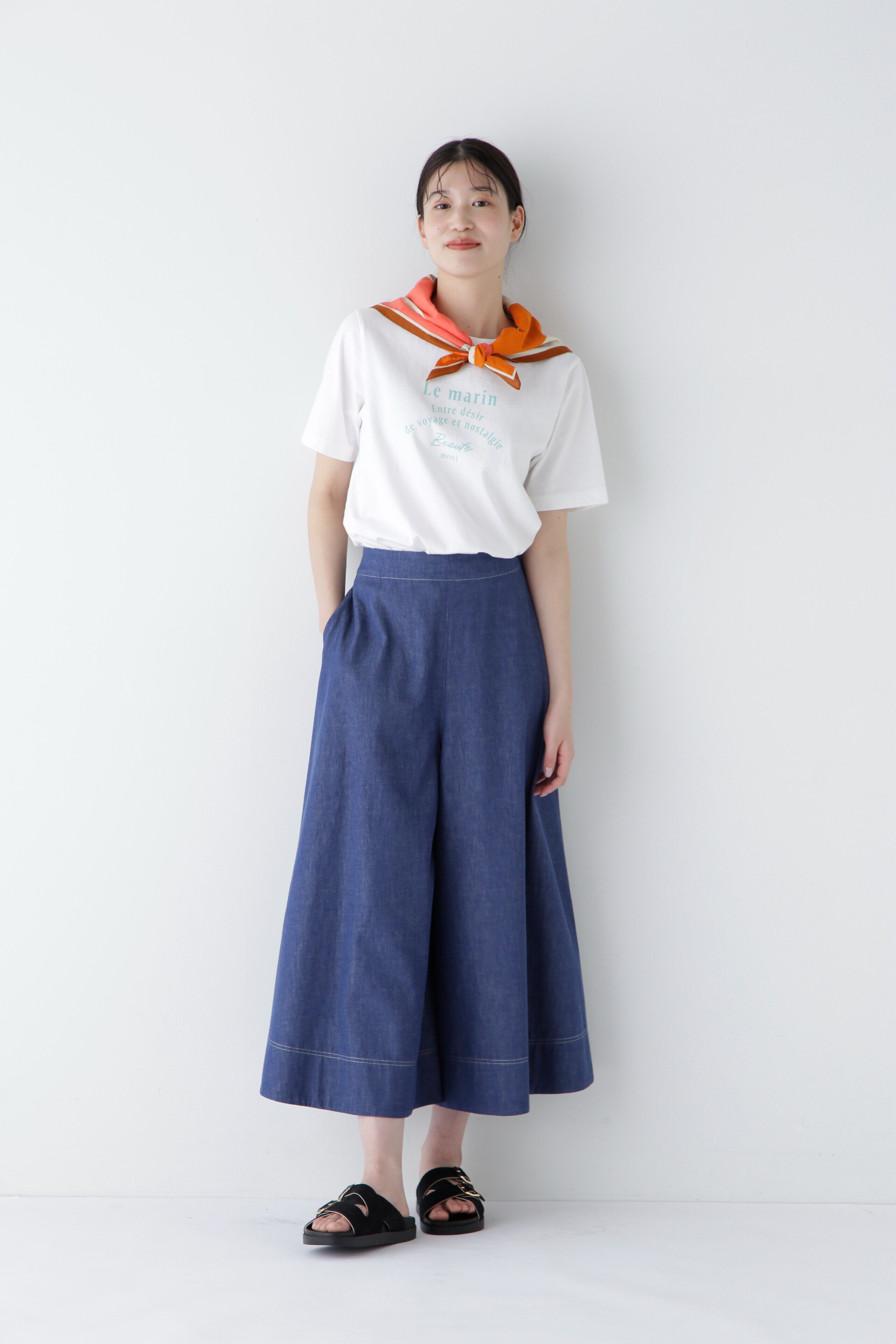  「◆バードプリントスカーフ」|バンダナ・スカーフ|