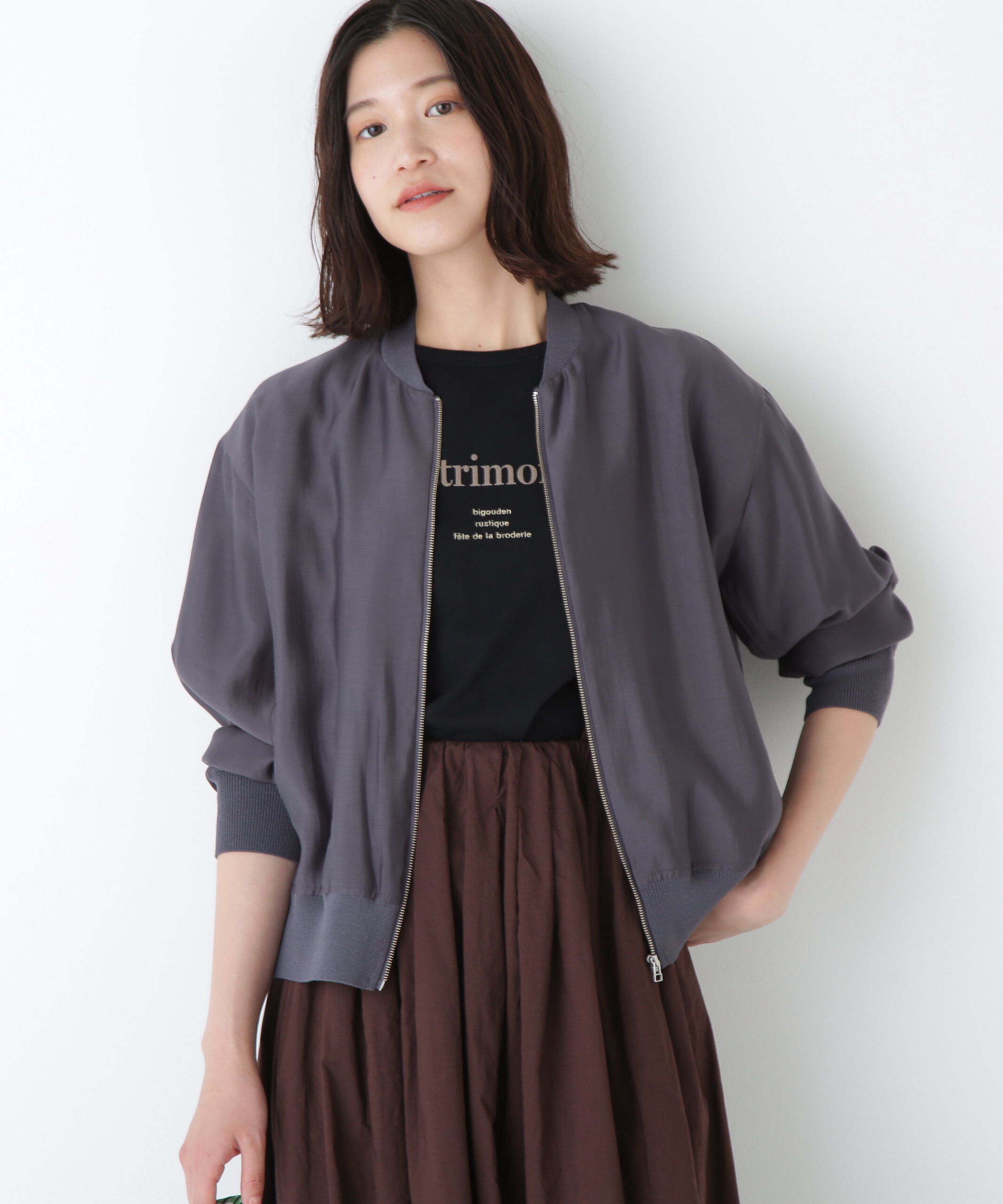  「◆シアーブルゾン」|ニット・セーター|