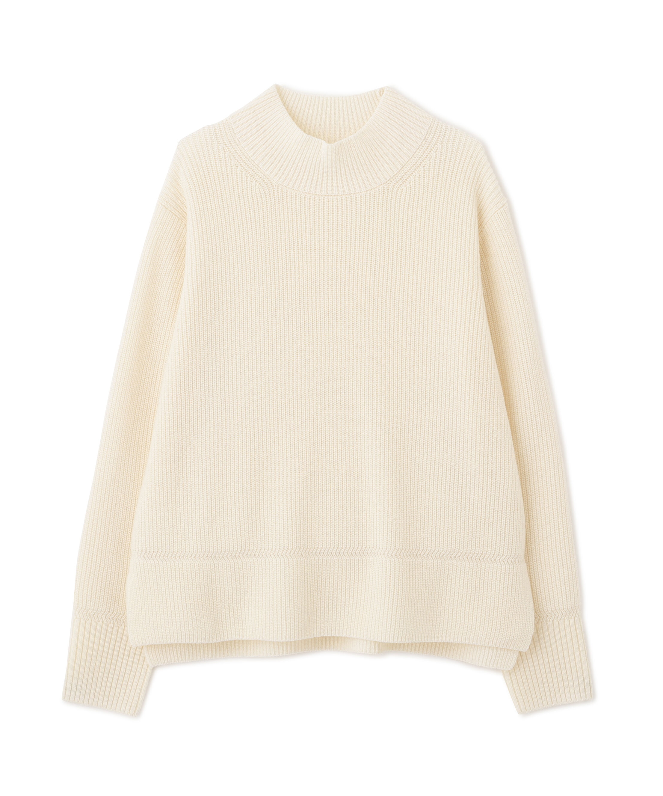  「◆ウールハイネック片畦プルオーバー」|ニット・セーター|