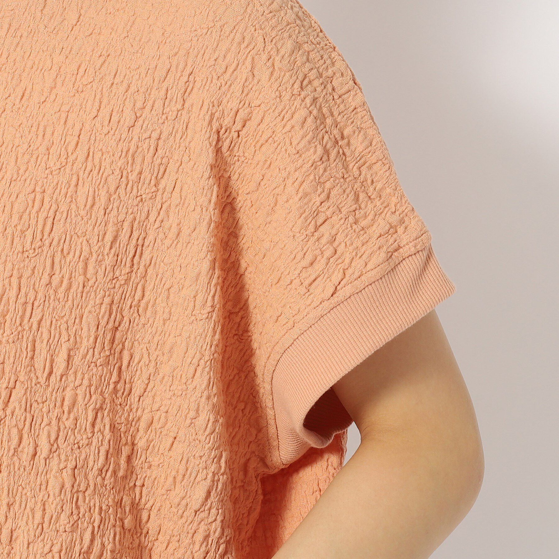 SHOO･LA･RUE「ポコポコリブ切り替えトップス」|Tシャツ・カットソー|