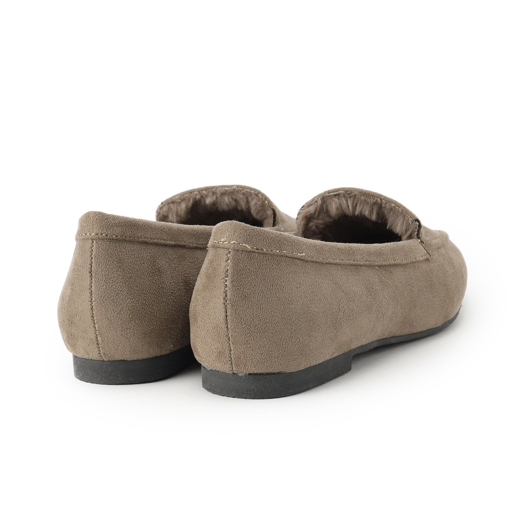 SHOO･LA･RUE「【22.5cm～25.0cm】ぬくぬくあったか フェイクファーポインテッドパンプス」|パンプス|