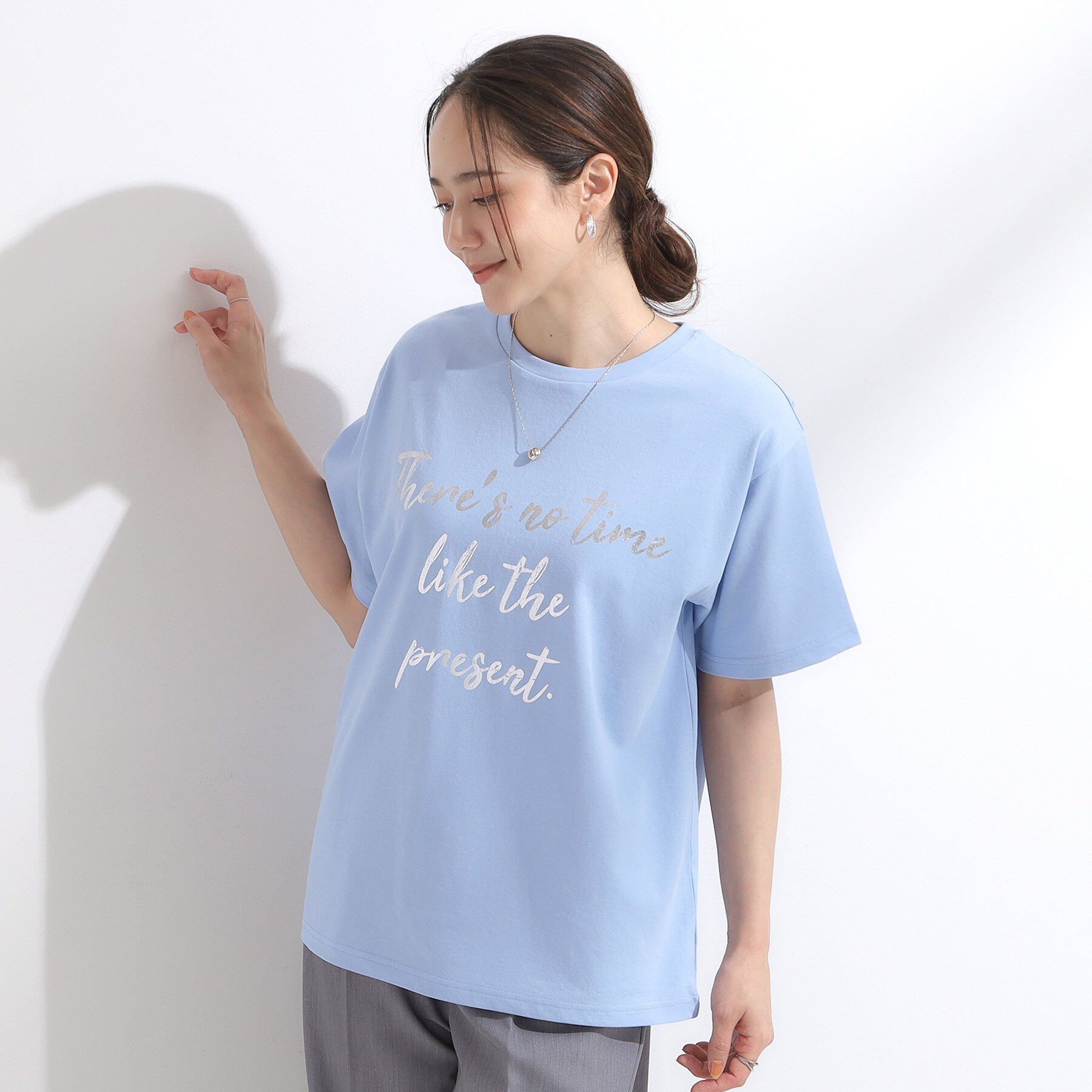 SHOO･LA･RUE「【洗える/S-LL/ひんやり/UV】選べる6柄 プリントTシャツ」|Tシャツ・カットソー|