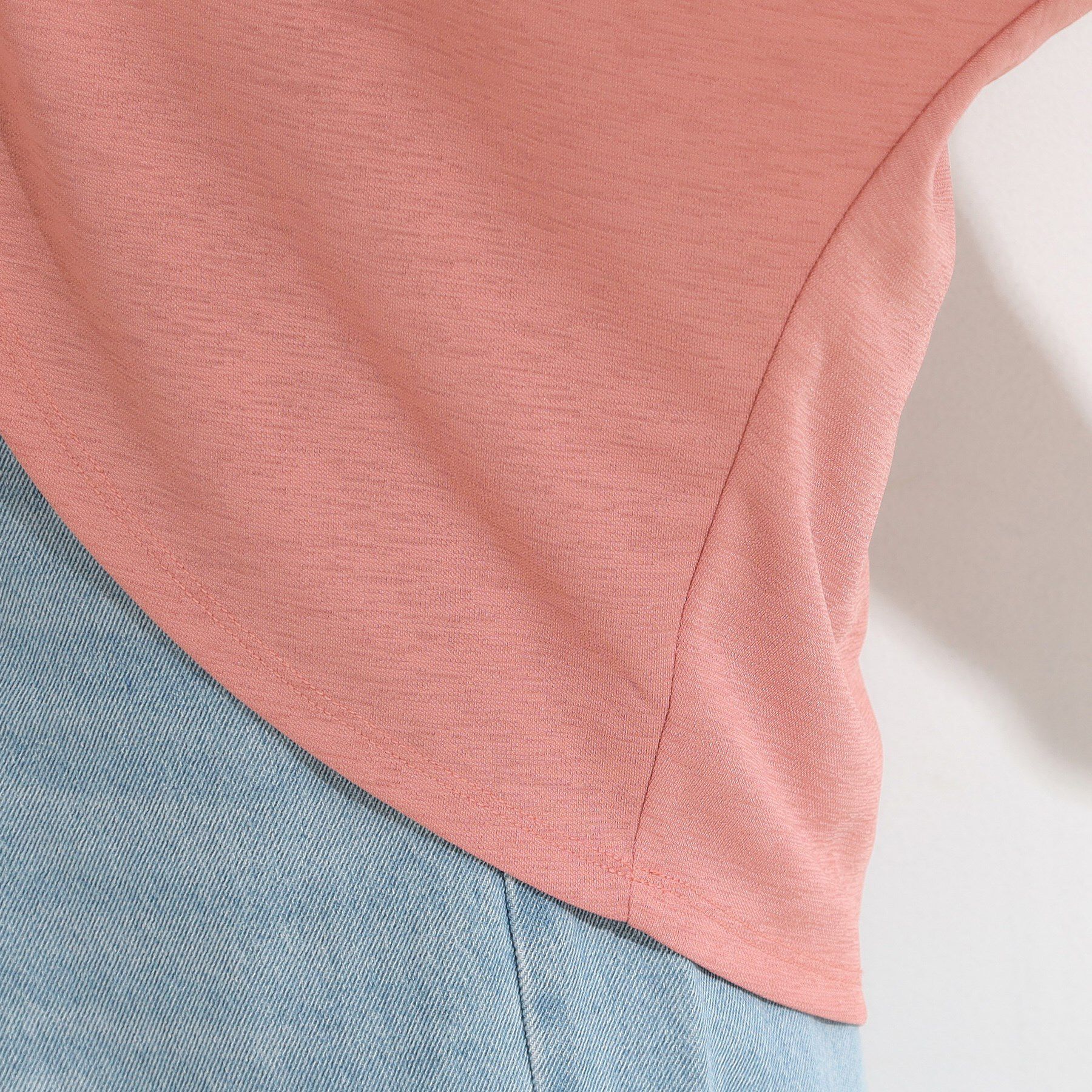 SHOO･LA･RUE「【ひんやり/UV/さらさらタッチ】女性らしさ漂う 5分袖ボレロカーディガン」|カーディガン|