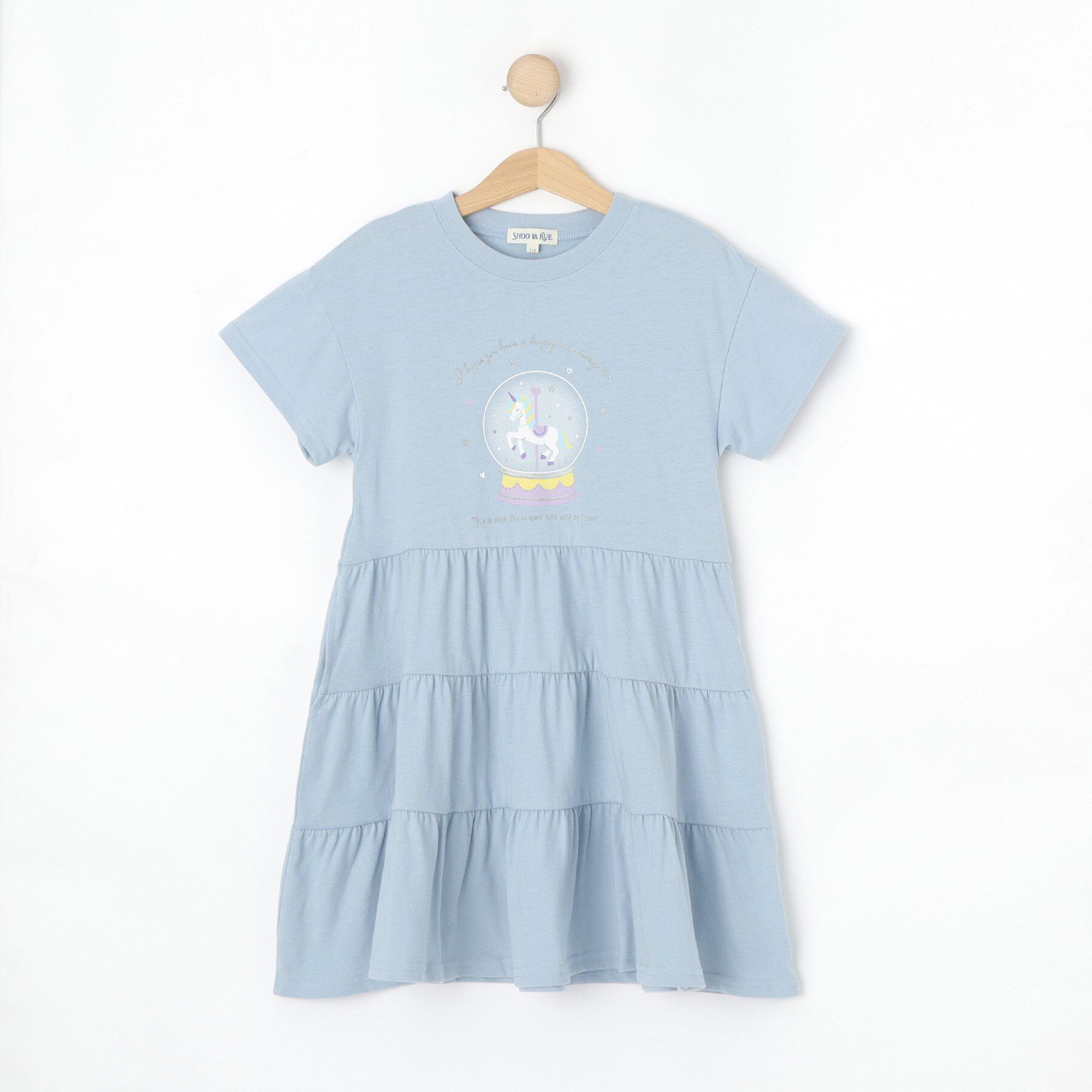 SHOO･LA･RUE「スノードームプリントティアードカットワンピ」|ワンピース|