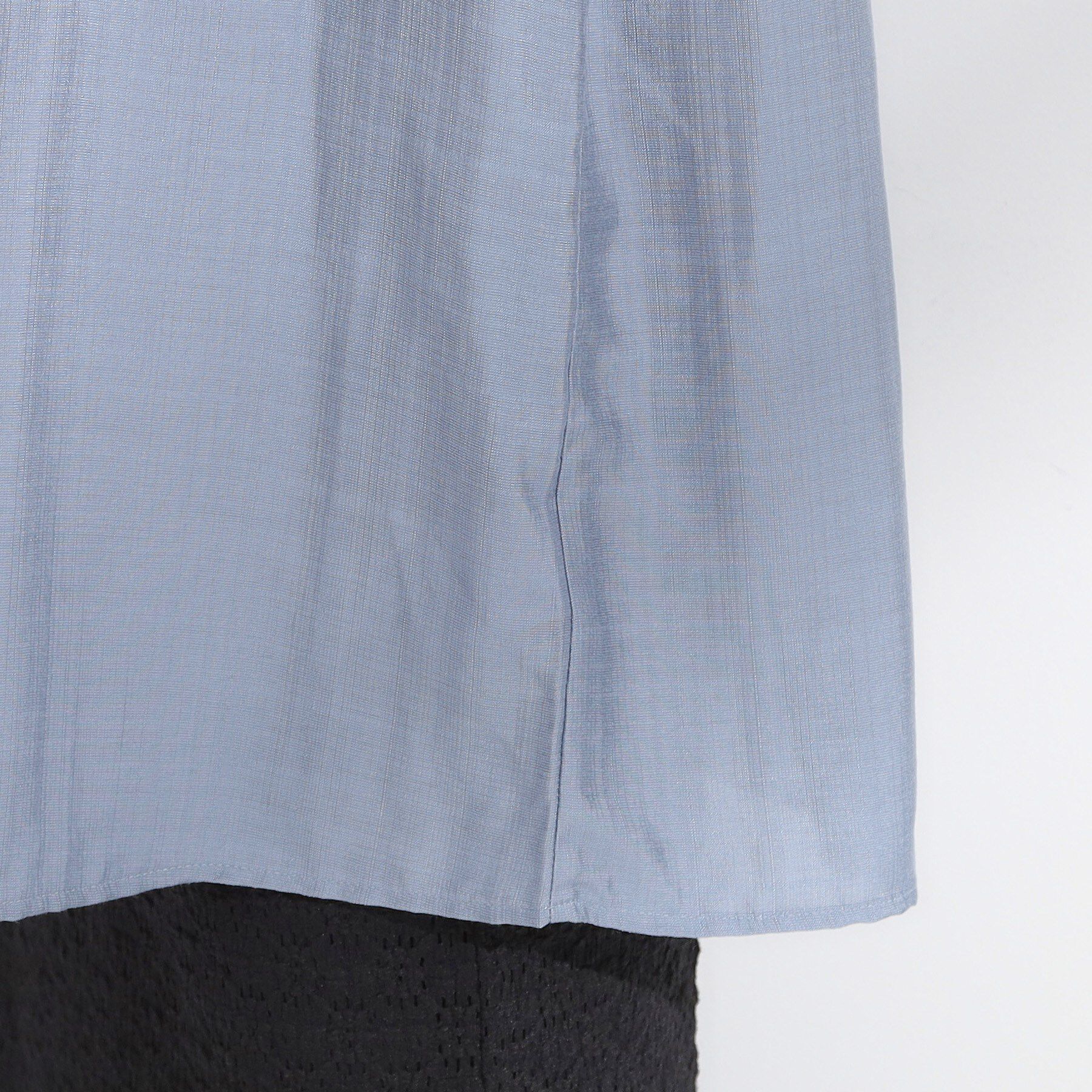 SHOO･LA･RUE「【S-LL/ひんやり】インせず決まる タックプリーツシャツ」|シャツ・ブラウス|