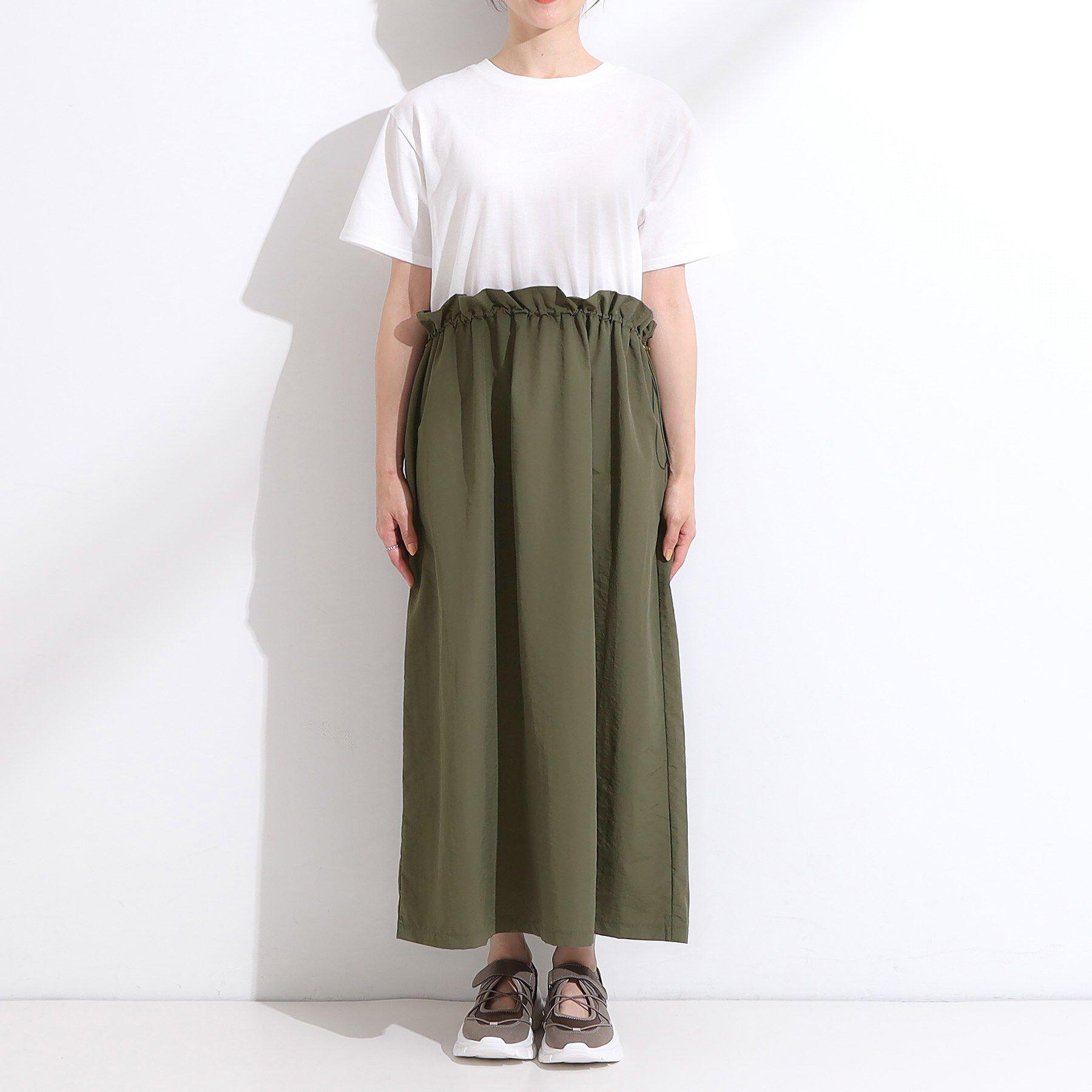 SHOO･LA･RUE「【S-LL】シルエットが変えられる ドッキングワンピース」|ワンピース|