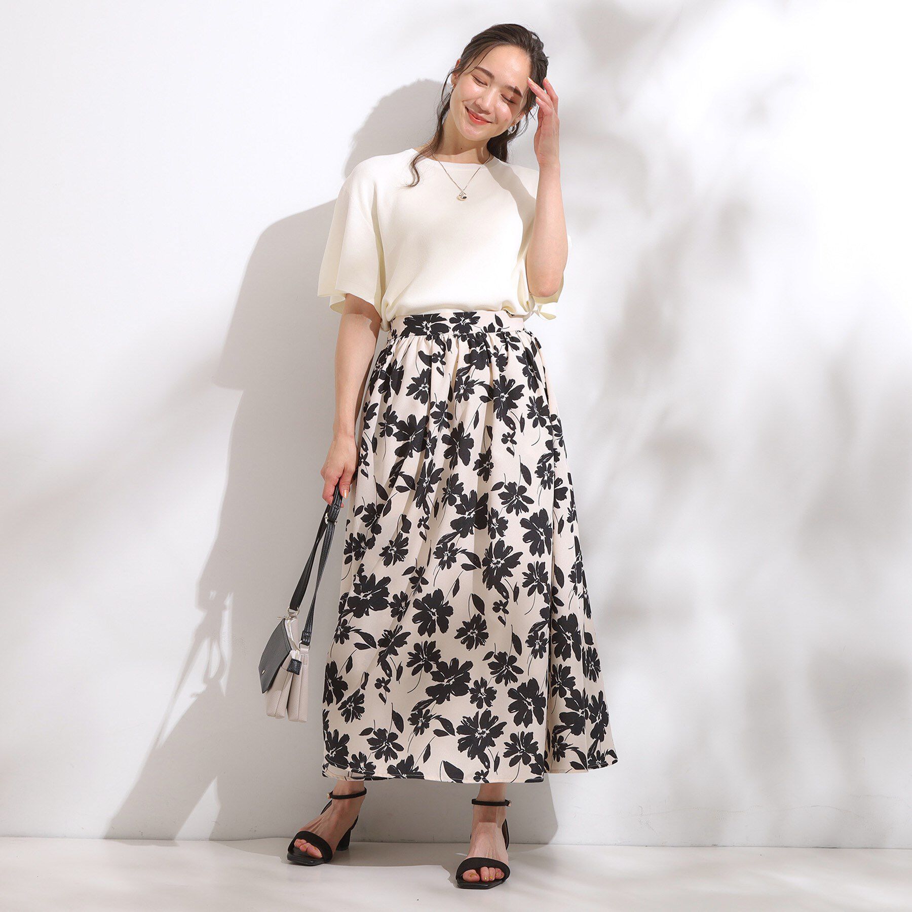 SHOO･LA･RUE「【S-LL】女性らしさ溢れる フレアスリーブニット」|ニット・セーター|