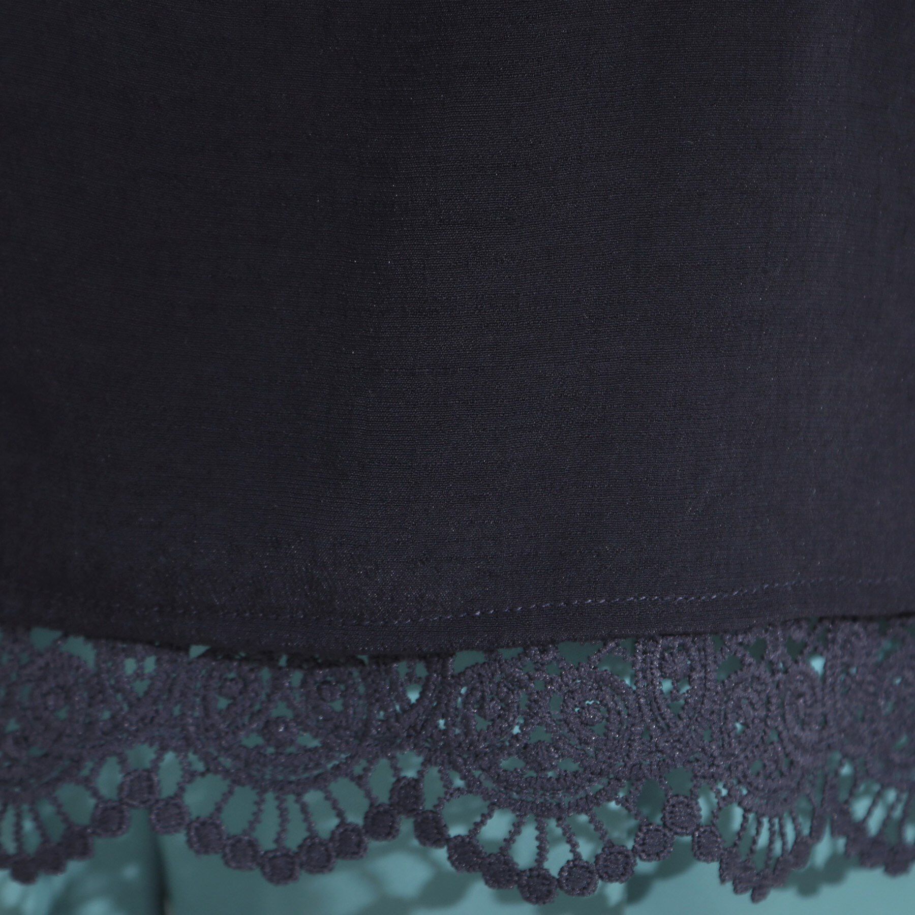 SHOO･LA･RUE「【S-LL】１枚でコーデが決まる スラブドッキングトップス」|Tシャツ・カットソー|