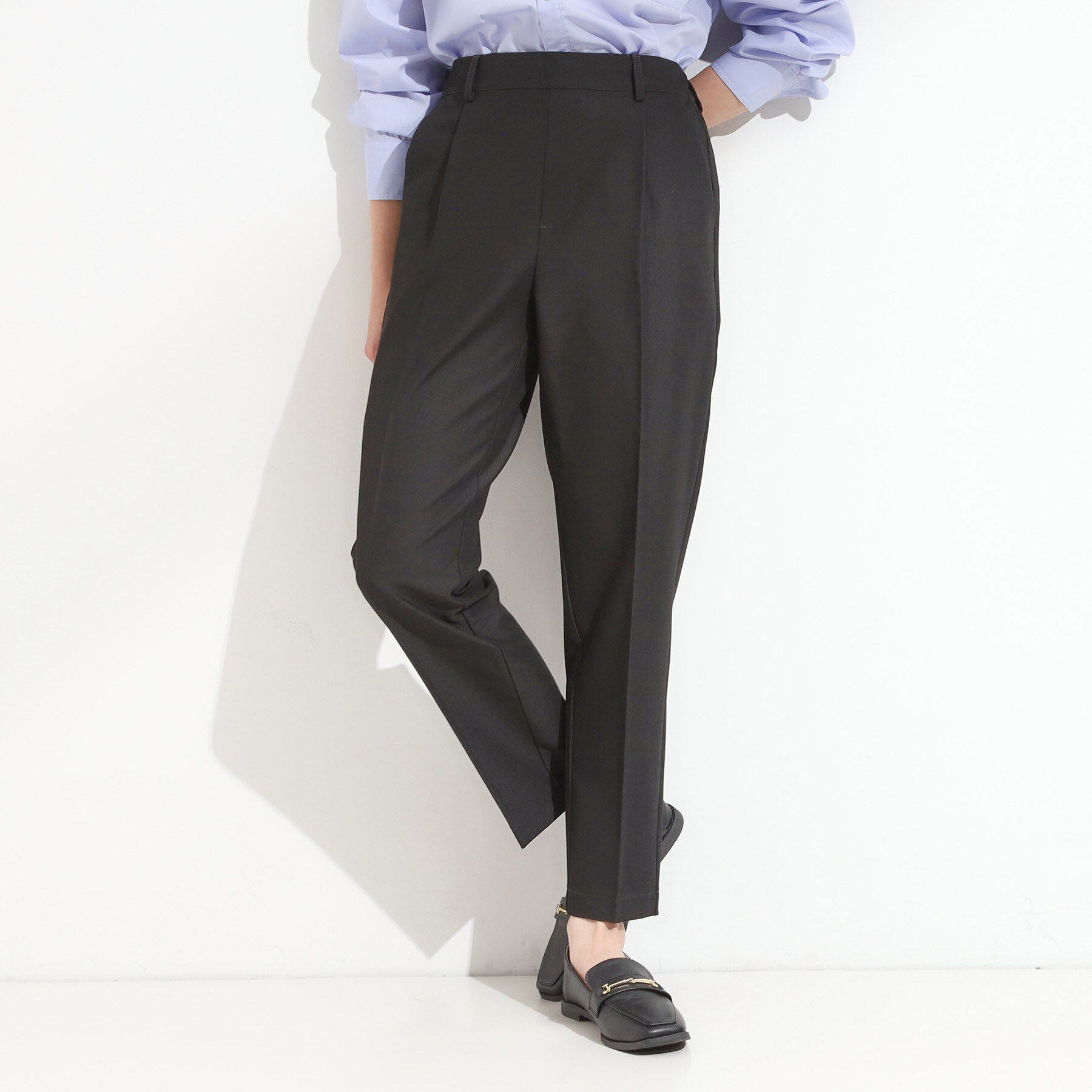 SHOO･LA･RUE「【洗える/SS-LL/美脚シルエット】すっきりきれい見え テーパードパンツ」|その他|