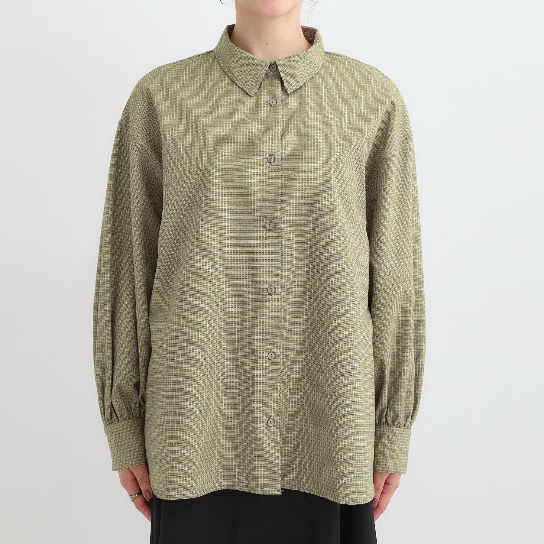 SHOO･LA･RUE「【着丈選べる】オーバーサイズのチェックシャツ」|シャツ・ブラウス|