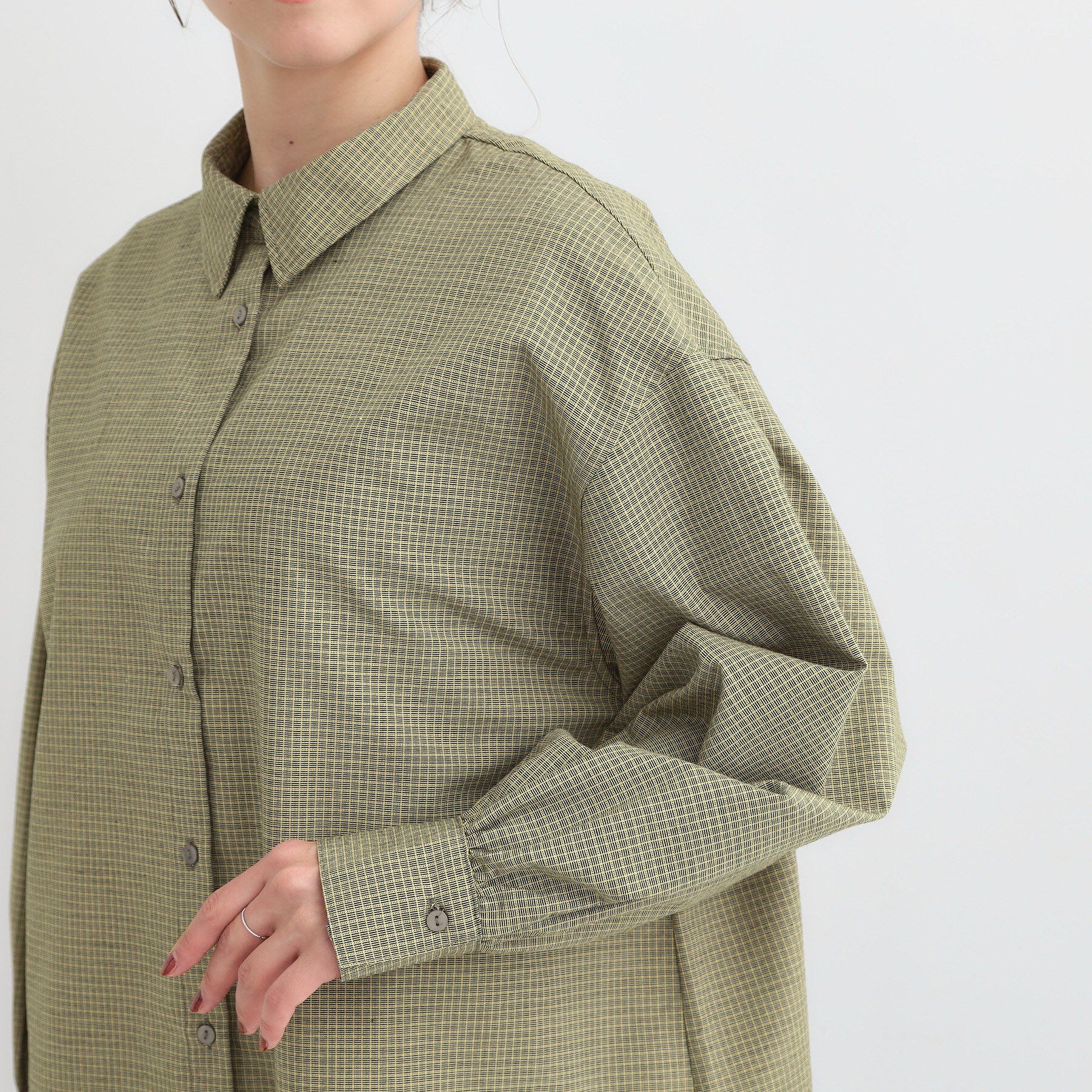 SHOO･LA･RUE「【着丈選べる】オーバーサイズのチェックシャツ」|シャツ・ブラウス|