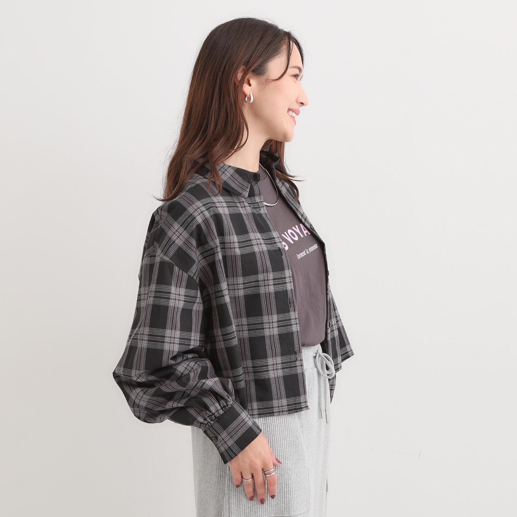 SHOO･LA･RUE「【着丈選べる】オーバーサイズのチェックシャツ」|シャツ・ブラウス|