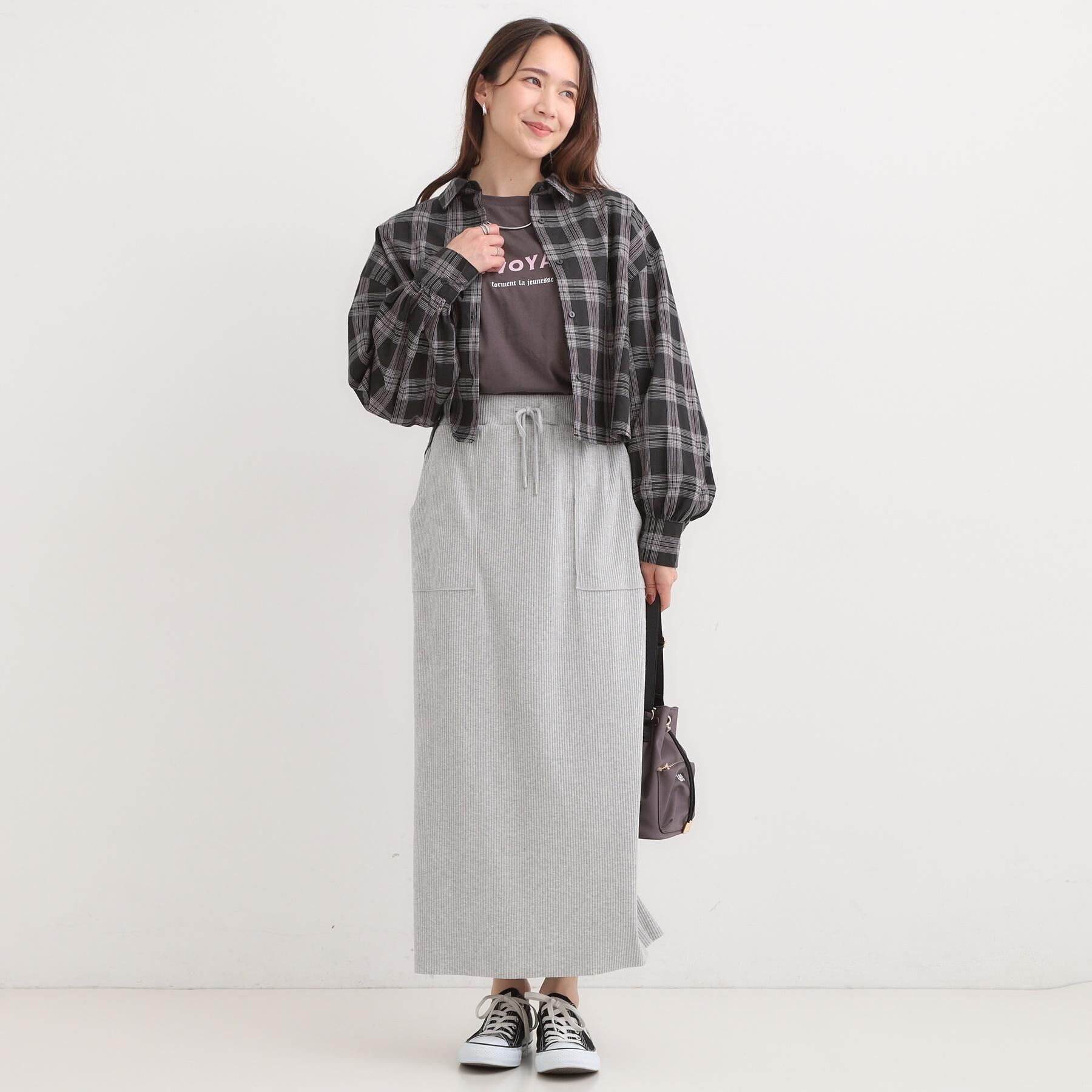 SHOO･LA･RUE「【着丈選べる】オーバーサイズのチェックシャツ」|シャツ・ブラウス|