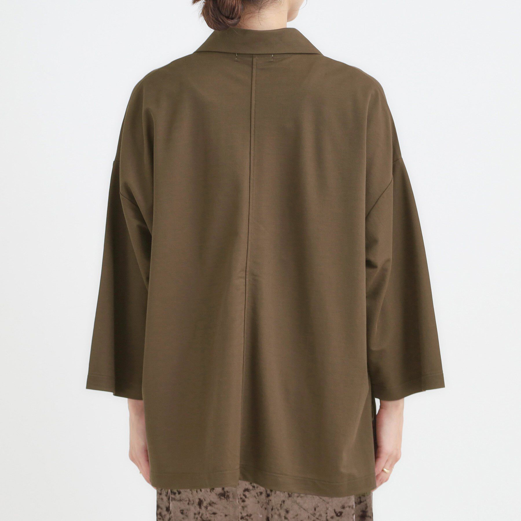 SHOO･LA･RUE「【S-LL/ひんやり】さらっとしたタッチが心地よい ダブルブレストジャケット」|テーラードジャケット|