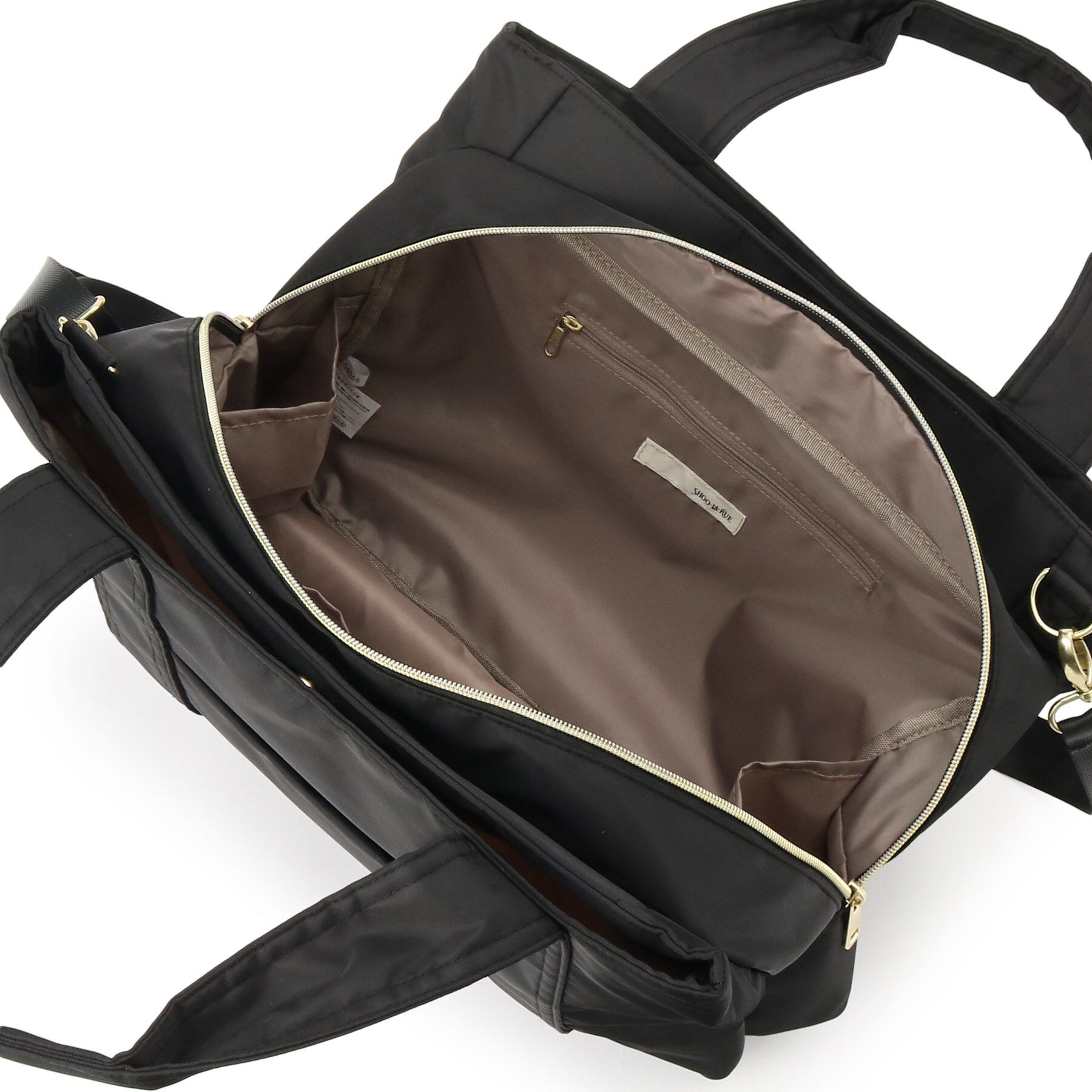 SHOO･LA･RUE「【撥水】両あおりビッグトートバッグ【2WAY】」|トートバッグ|