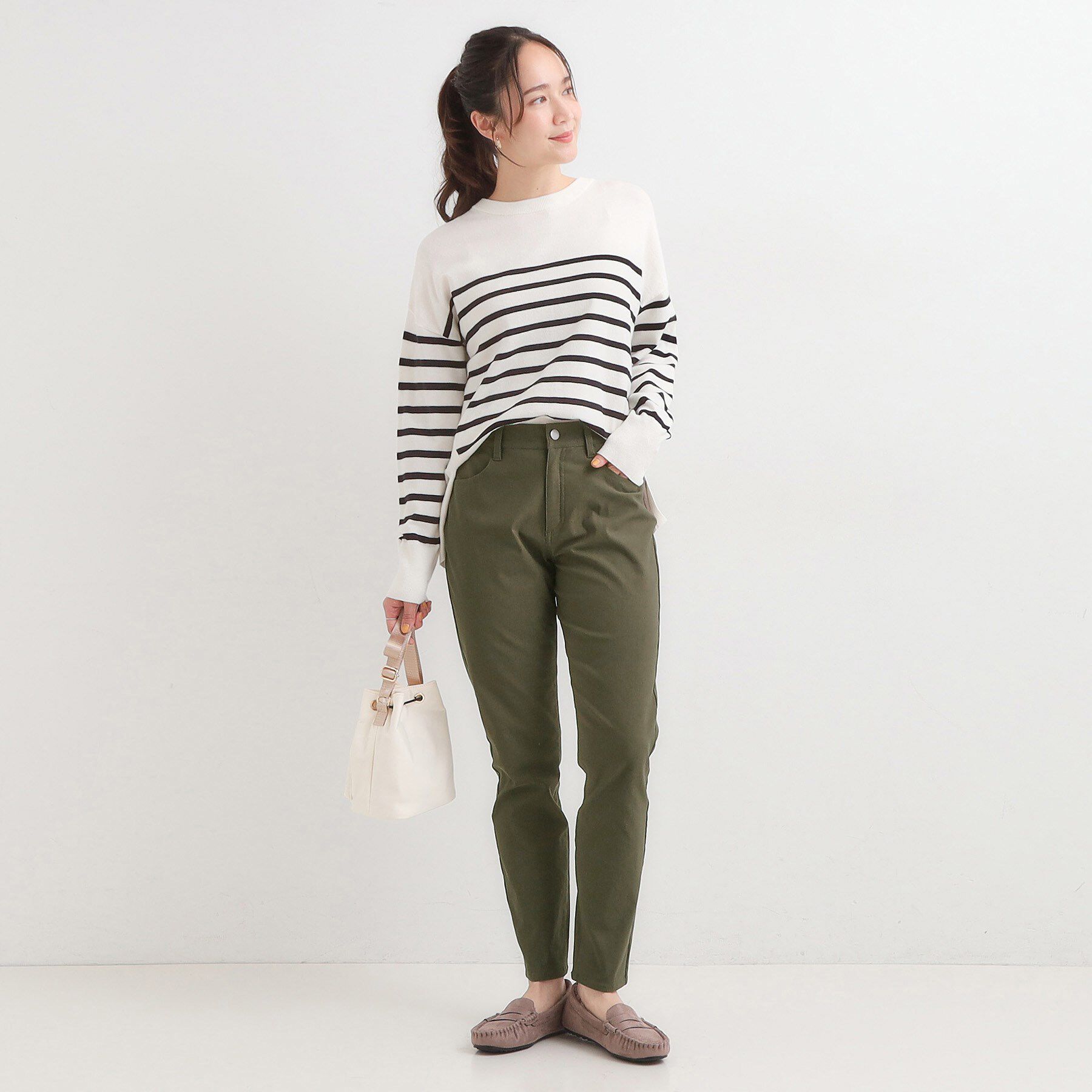 SHOO･LA･RUE「【洗濯機可/S-LL】フィット感が心地よい ハイパースキニー裏起毛」|その他|