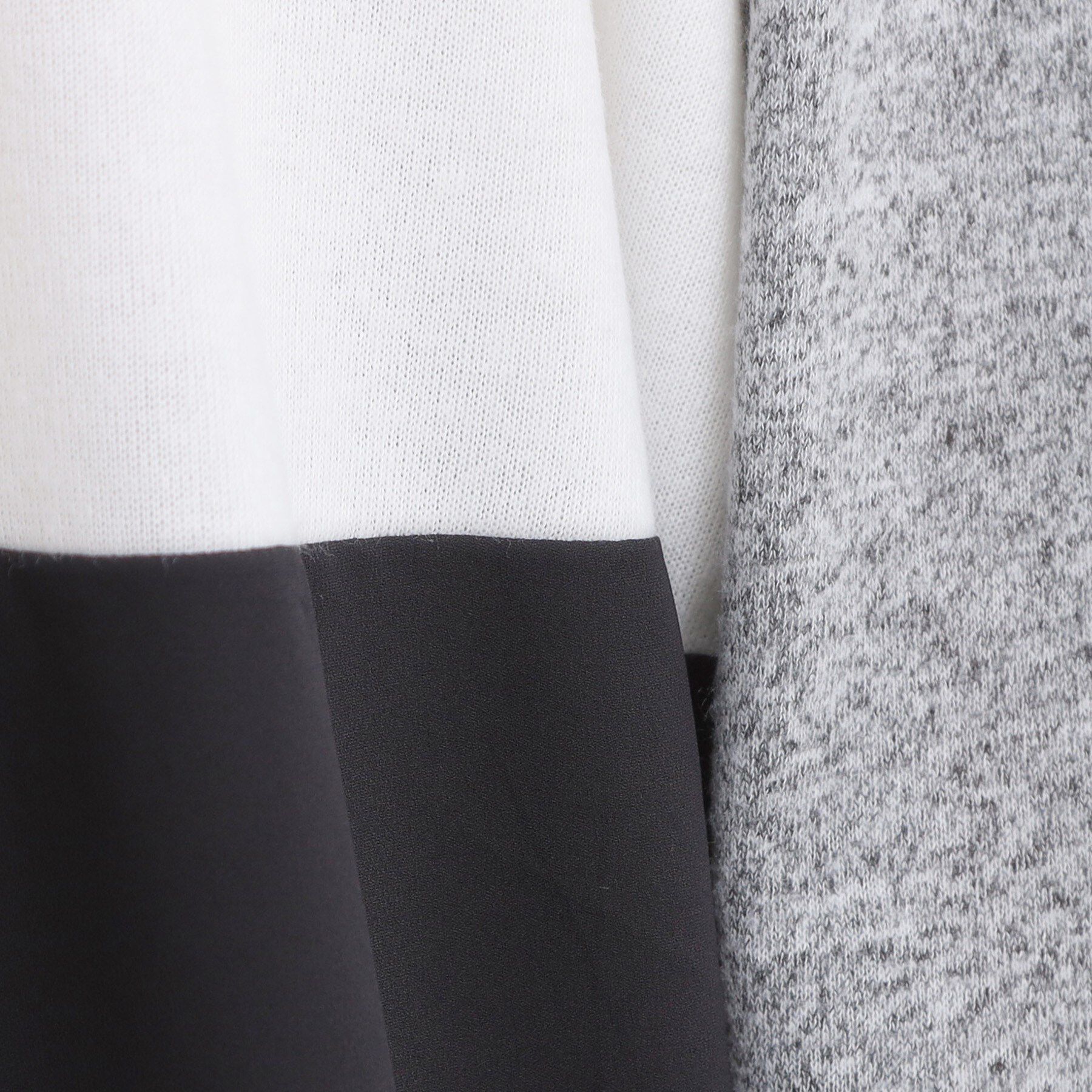 SHOO･LA･RUE「【S-LL】インしないで着られる 3段切り替えトップス」|Tシャツ・カットソー|