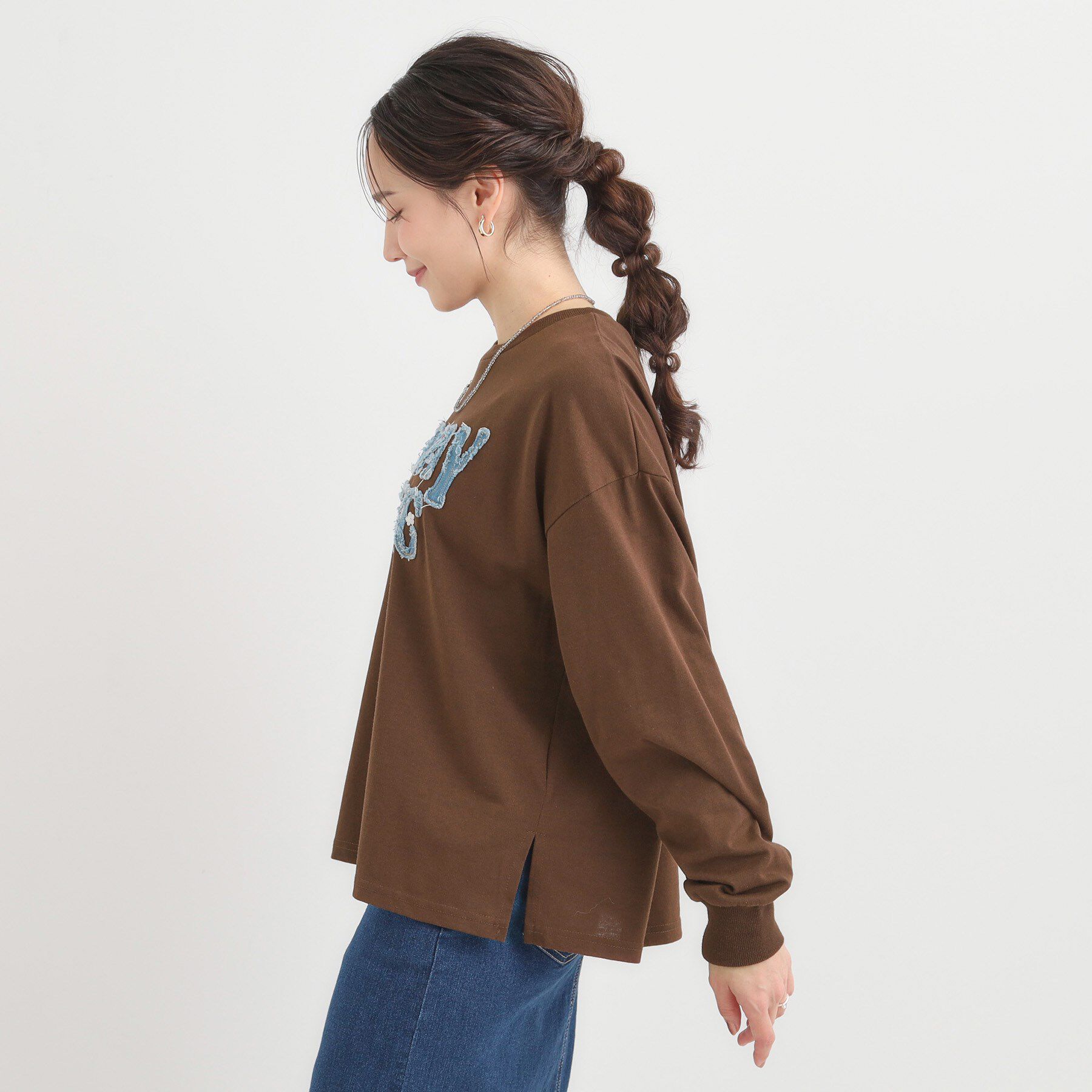 SHOO･LA･RUE「選べる3柄 刺繍アソートロンT」|Tシャツ・カットソー|