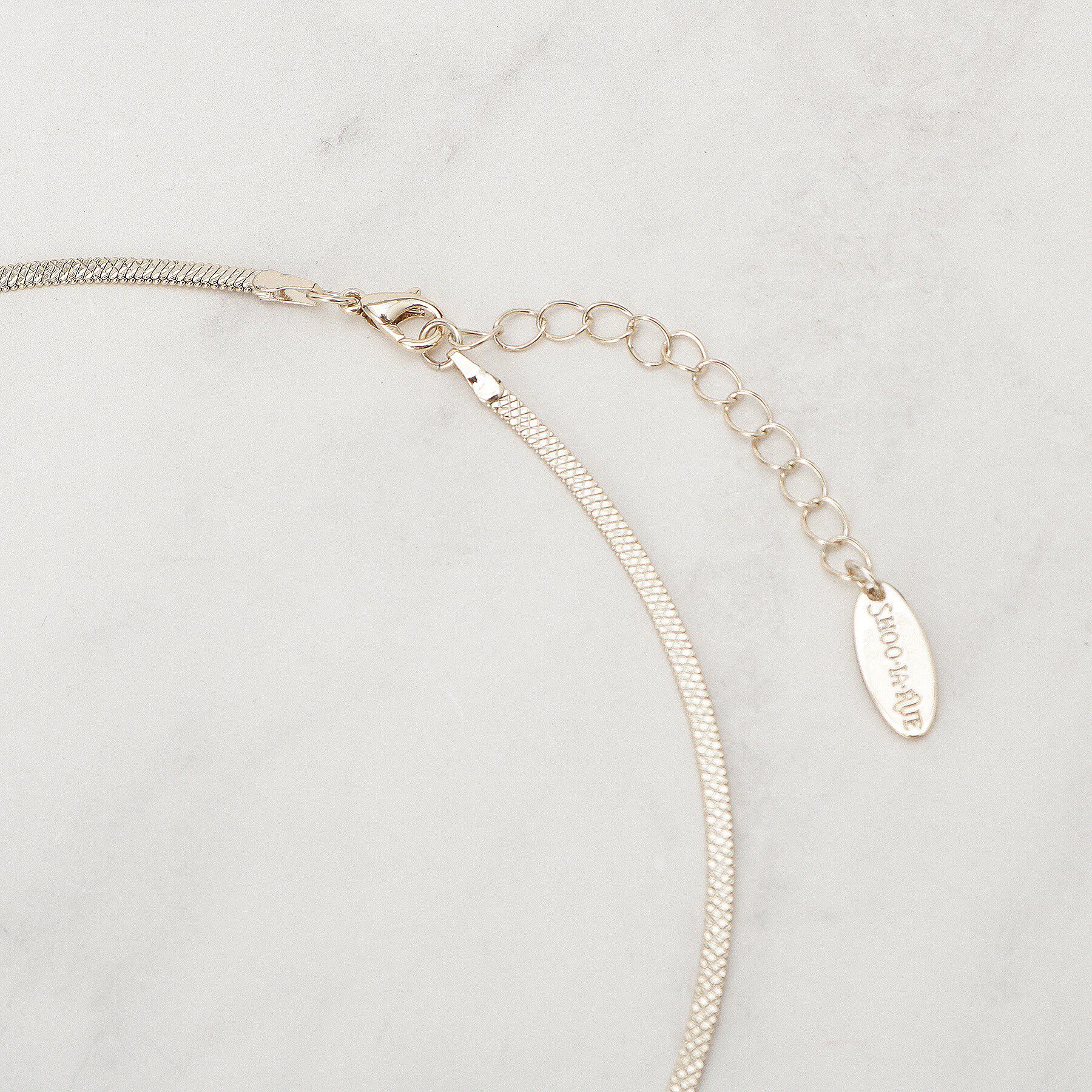 SHOO･LA･RUE「ミニトリプルリングスネークショートネックレス」|ネックレス|