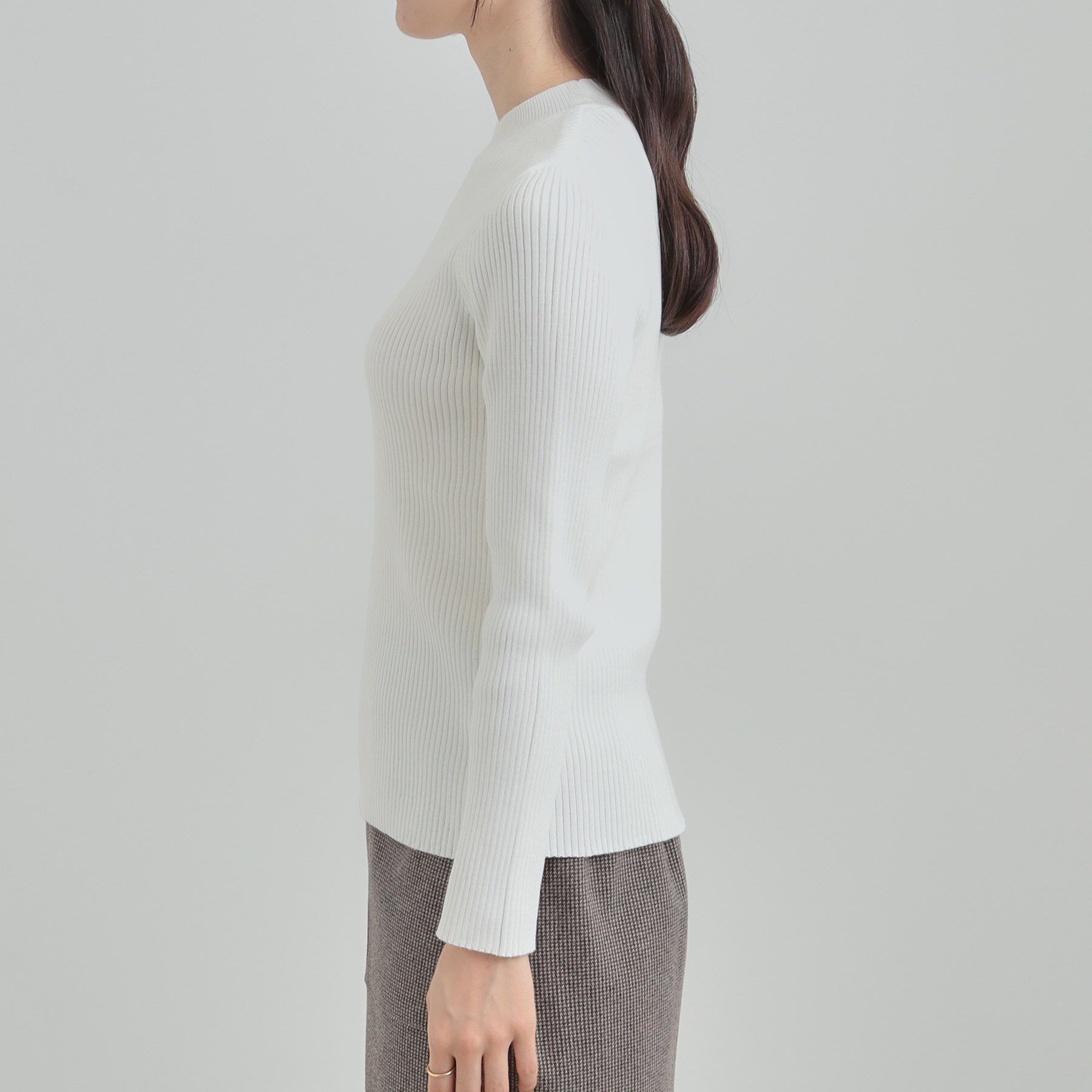 SHOO･LA･RUE「【S-LL/2点セット】着るだけでコーデが決まる フェザーニットベスト&times;リブニット」|その他|