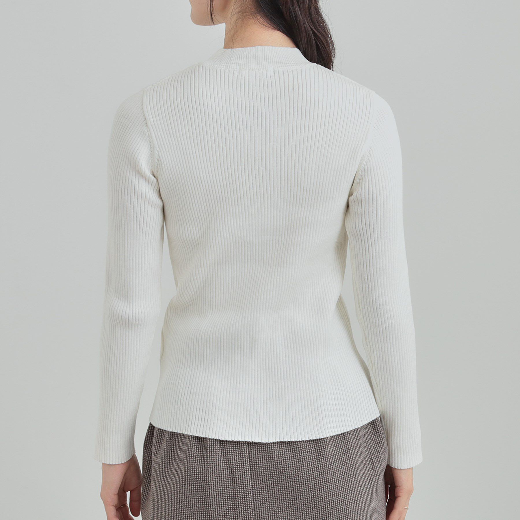 SHOO･LA･RUE「【S-LL/2点セット】着るだけでコーデが決まる フェザーニットベスト&times;リブニット」|その他|