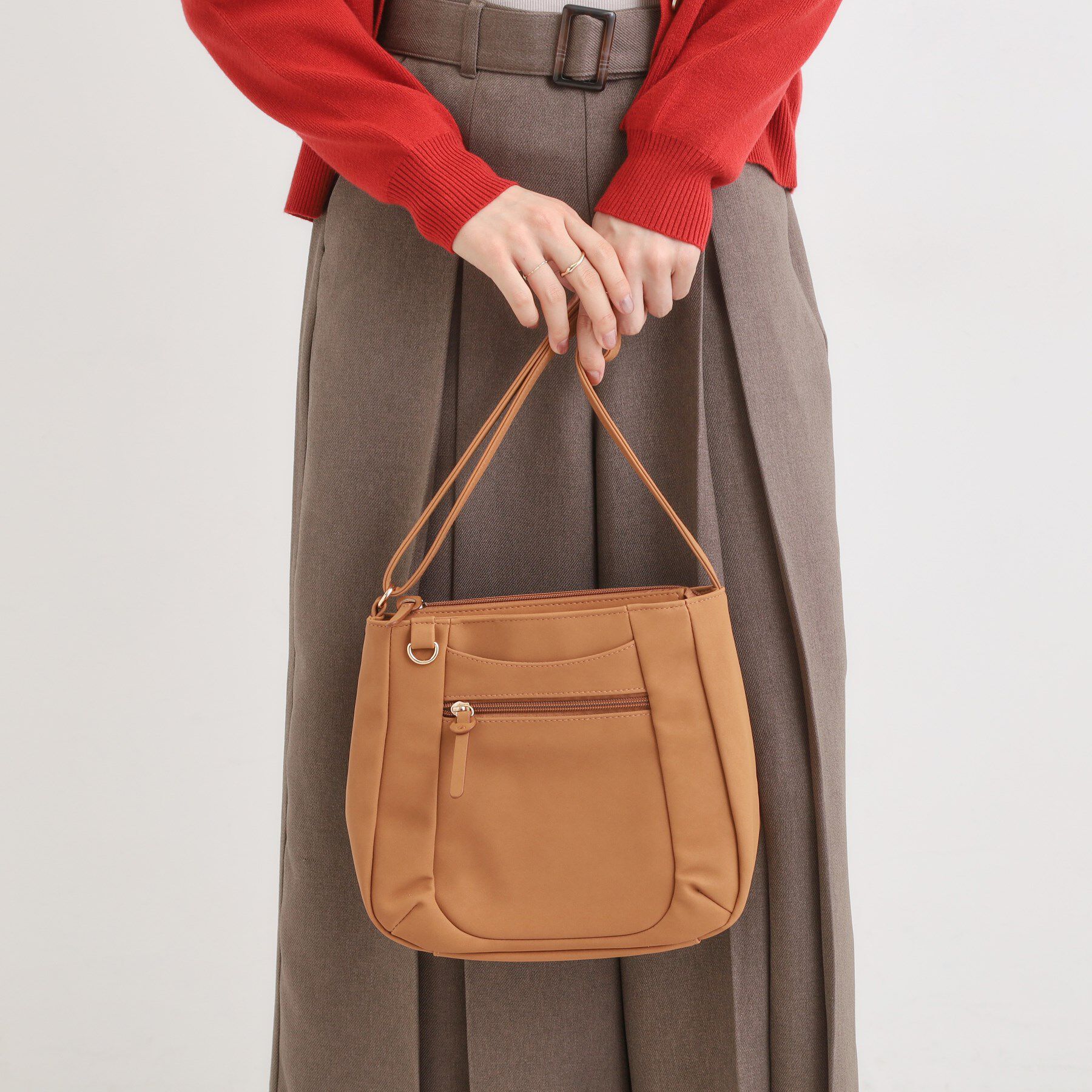 SHOO･LA･RUE「前ポケットショルダーバッグ」|ショルダー・メッセンジャー|