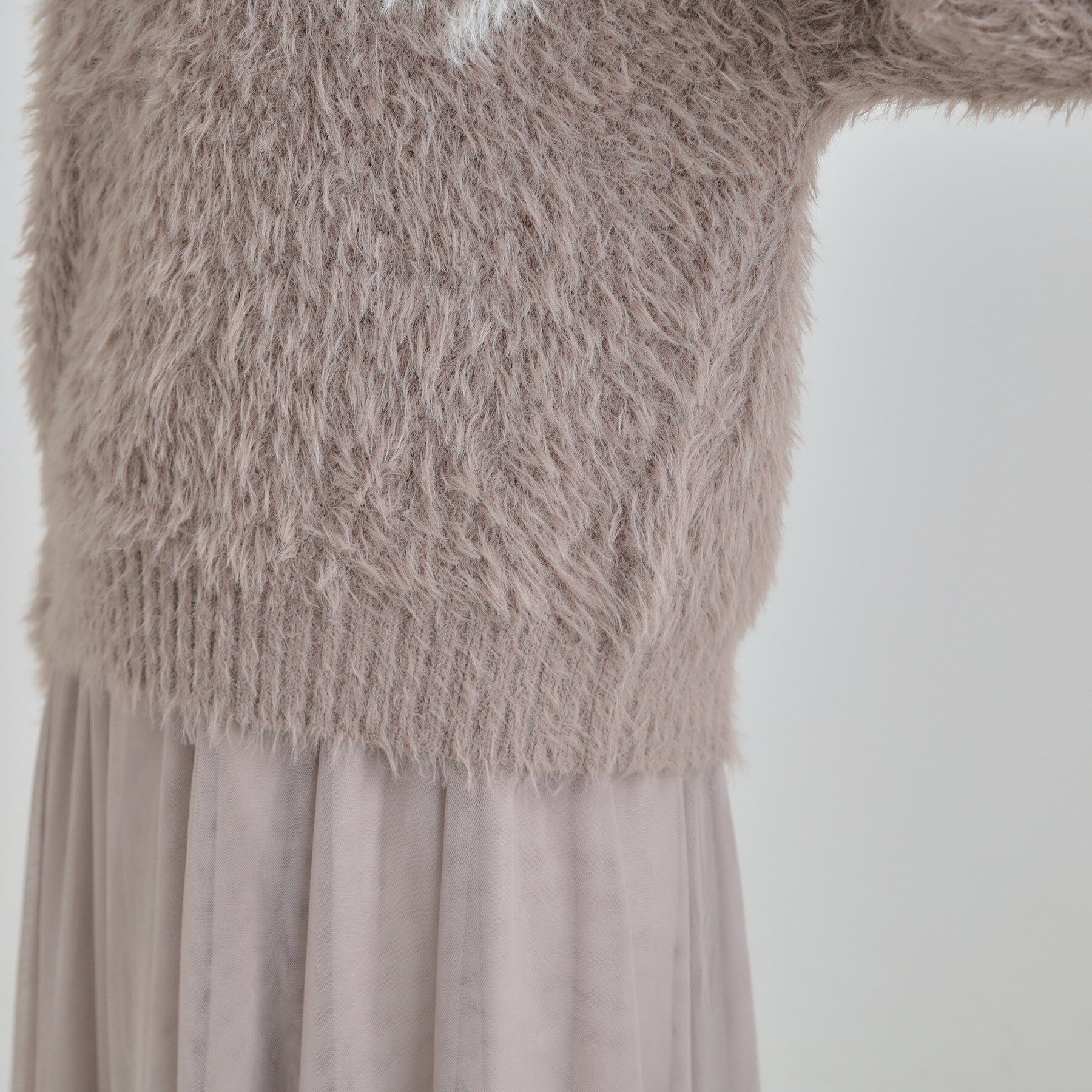 SHOO･LA･RUE「ふんわり柔らか ロゴフェザーニット」|ニット・セーター|