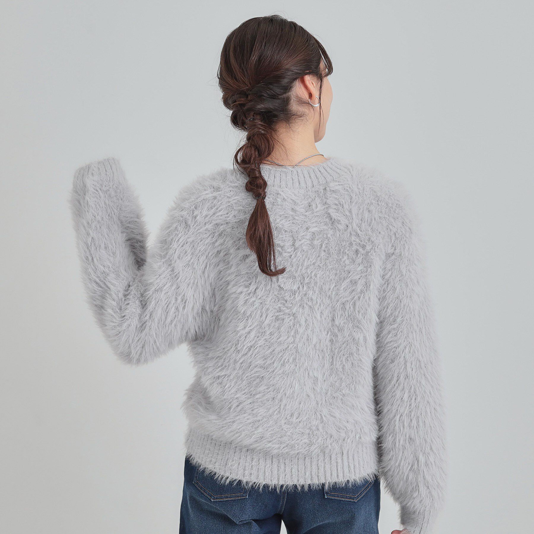 SHOO･LA･RUE「ふんわり柔らか ロゴフェザーニット」|ニット・セーター|