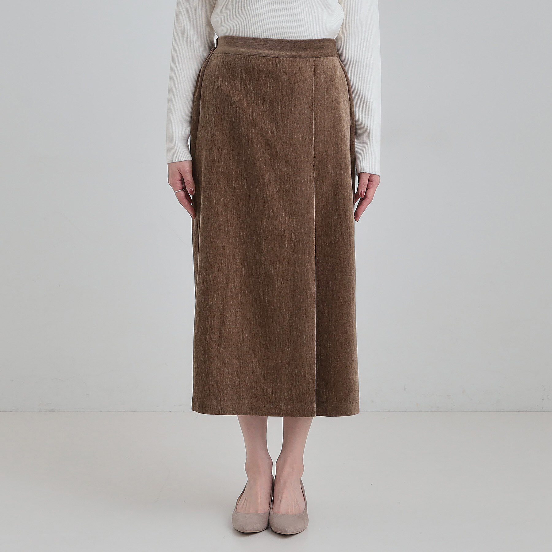 SHOO･LA･RUE「モール風ナロースカート」|スカート|