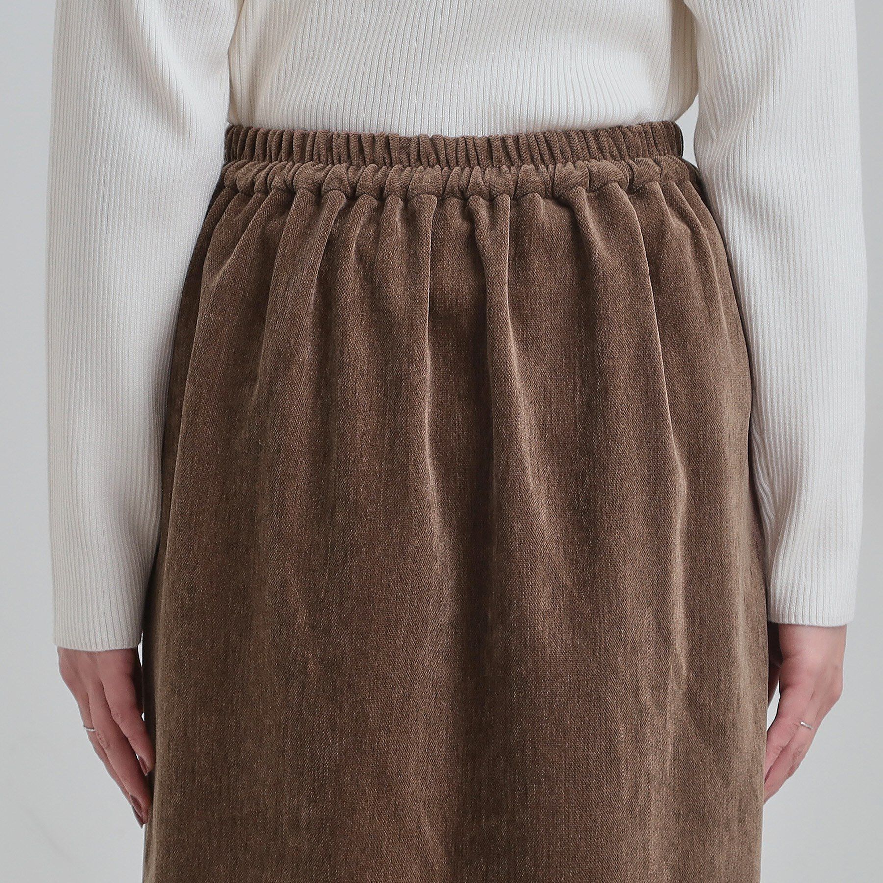 SHOO･LA･RUE「モール風ナロースカート」|スカート|