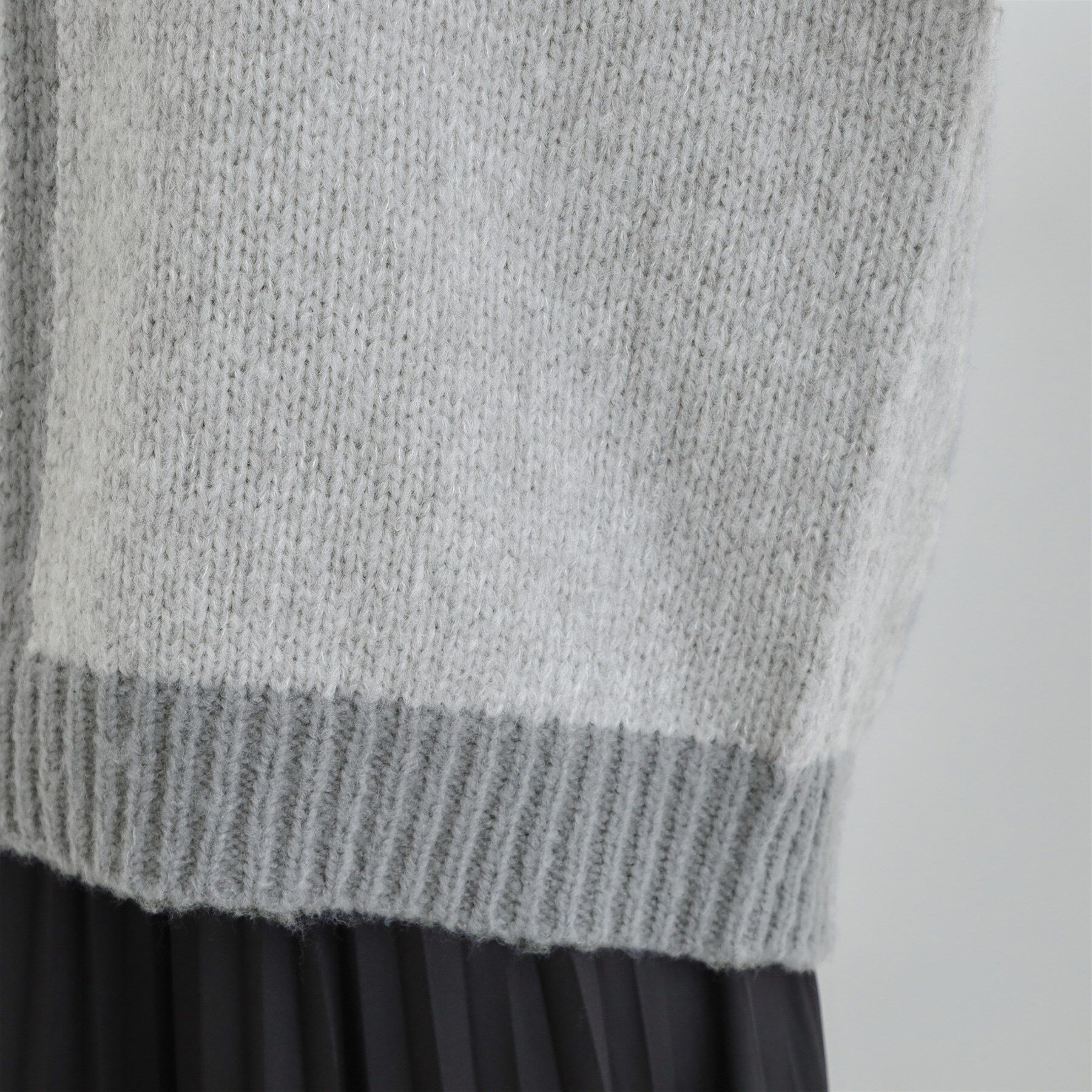 SHOO･LA･RUE「【S-LL】配色デザインがポイント ざっくり編みゆるニット」|ニット・セーター|