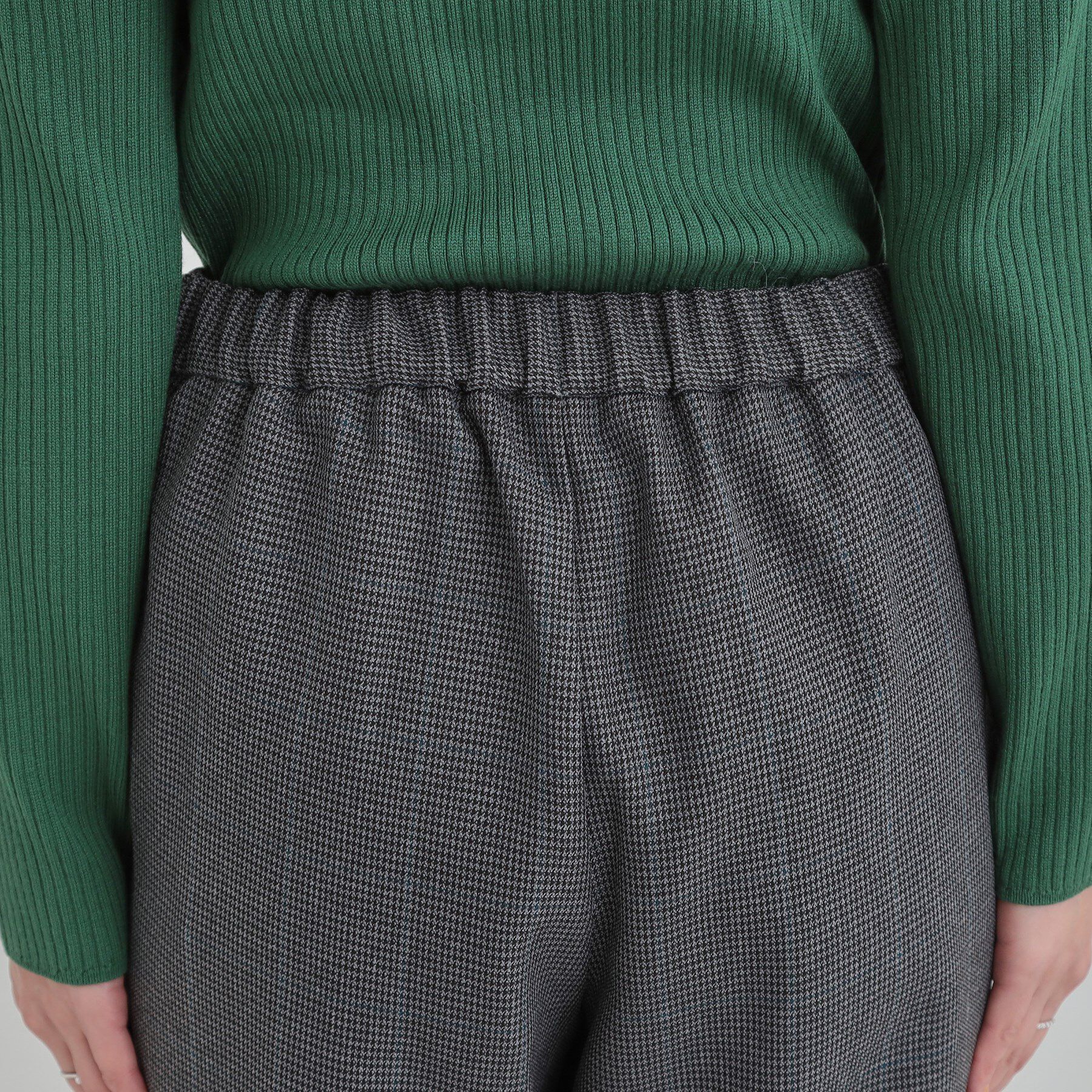 SHOO･LA･RUE「【あったか】ウールフィール 裏起毛テーパードパンツ」|その他|