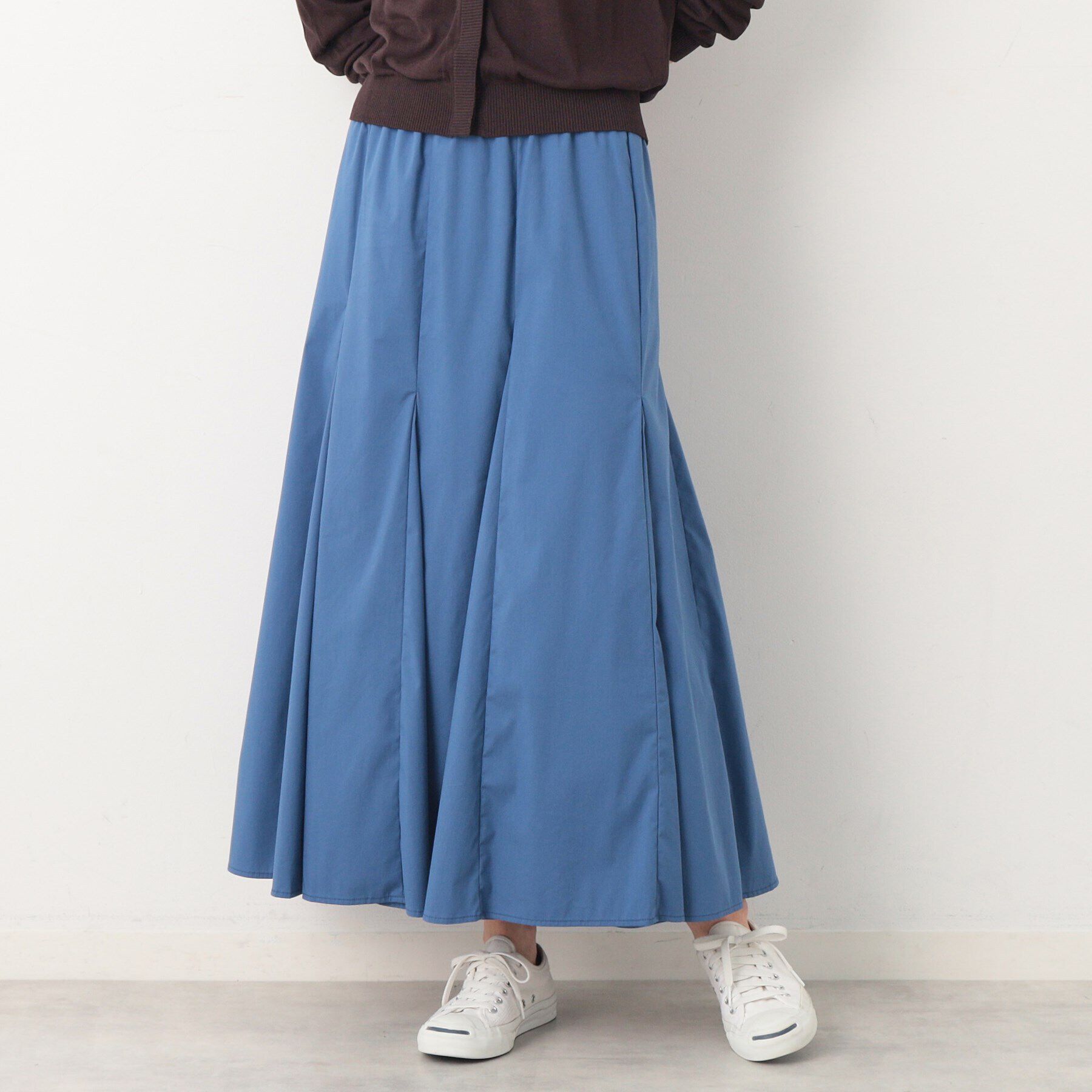 Dessin「【洗える】マーメイドロングスカート」|スカート|ブルー(092)