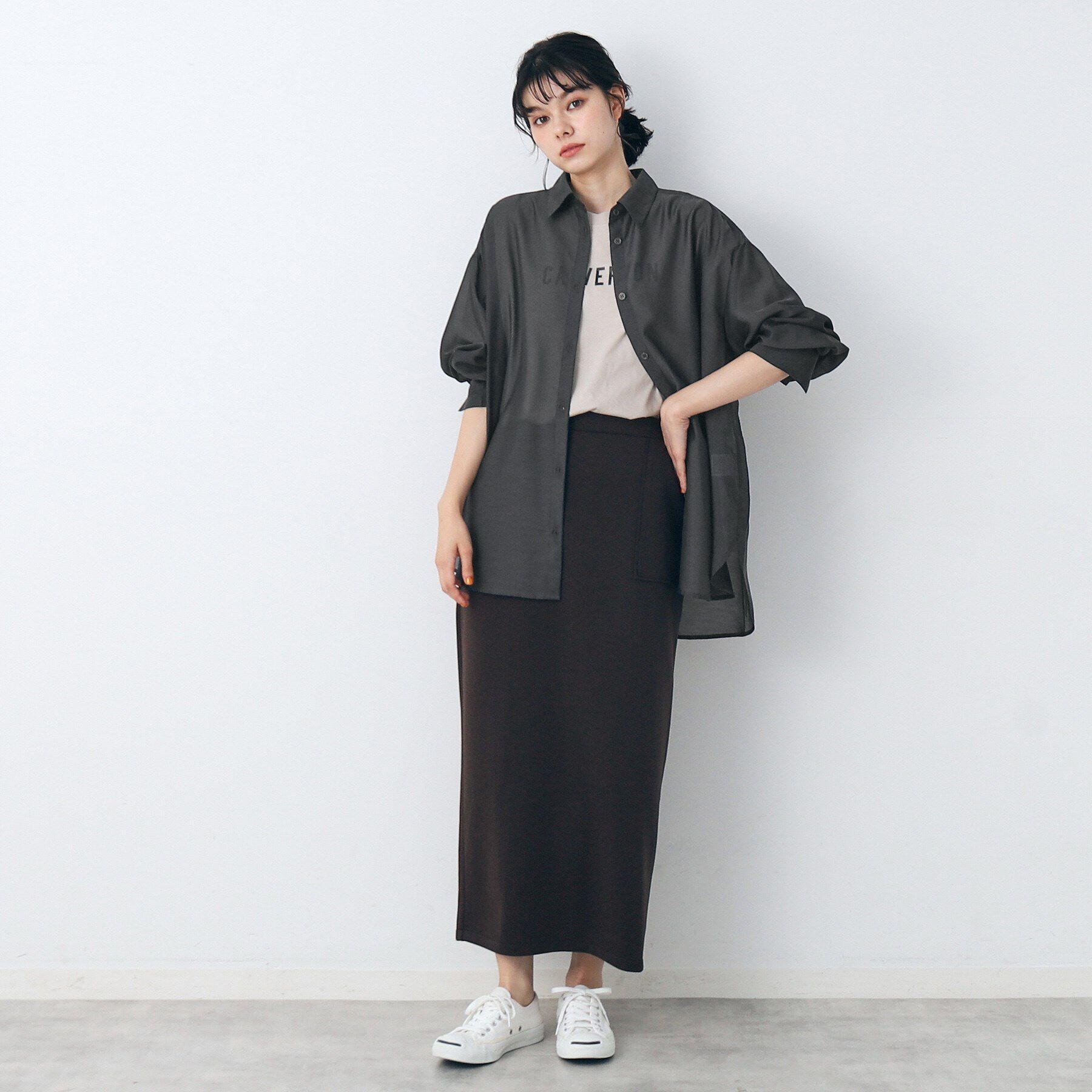 Dessin「シアーオーバーシャツ」|シャツ・ブラウス|