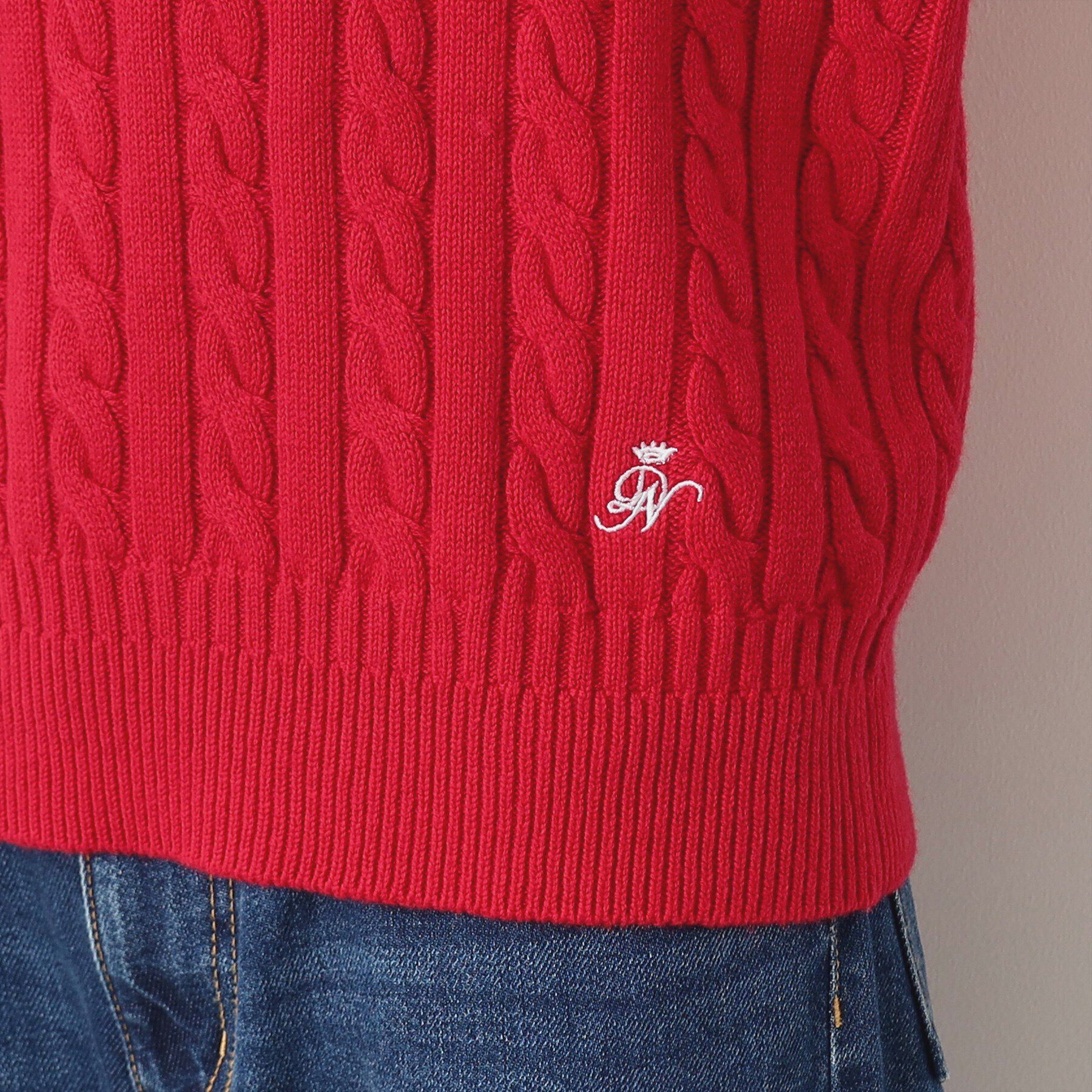 Dessin「【ユニセックス・洗える】ケーブル編みニット」|ニット・セーター|