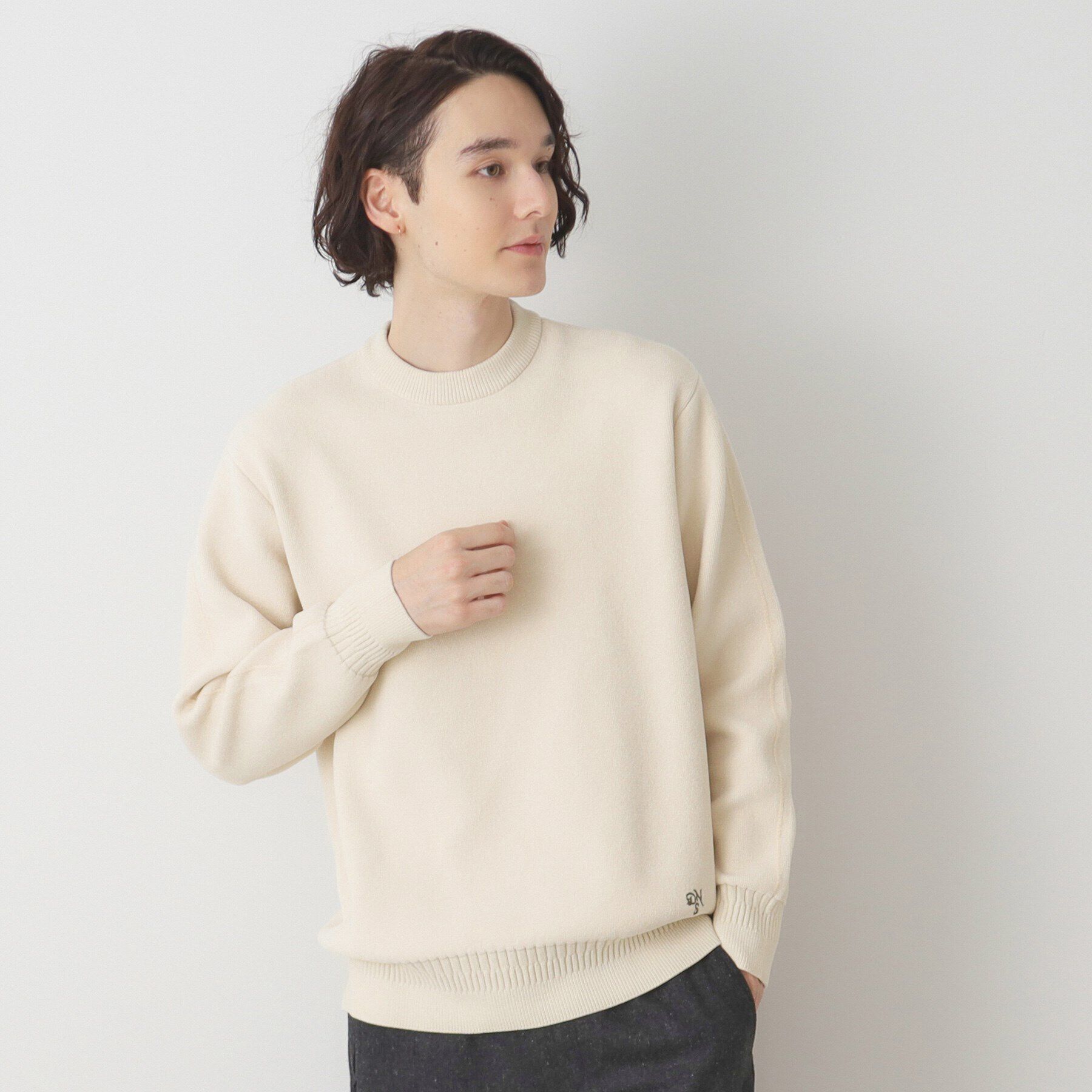Dessin「モールニットプルオーバー」|ニット・セーター|アイボリー(004)