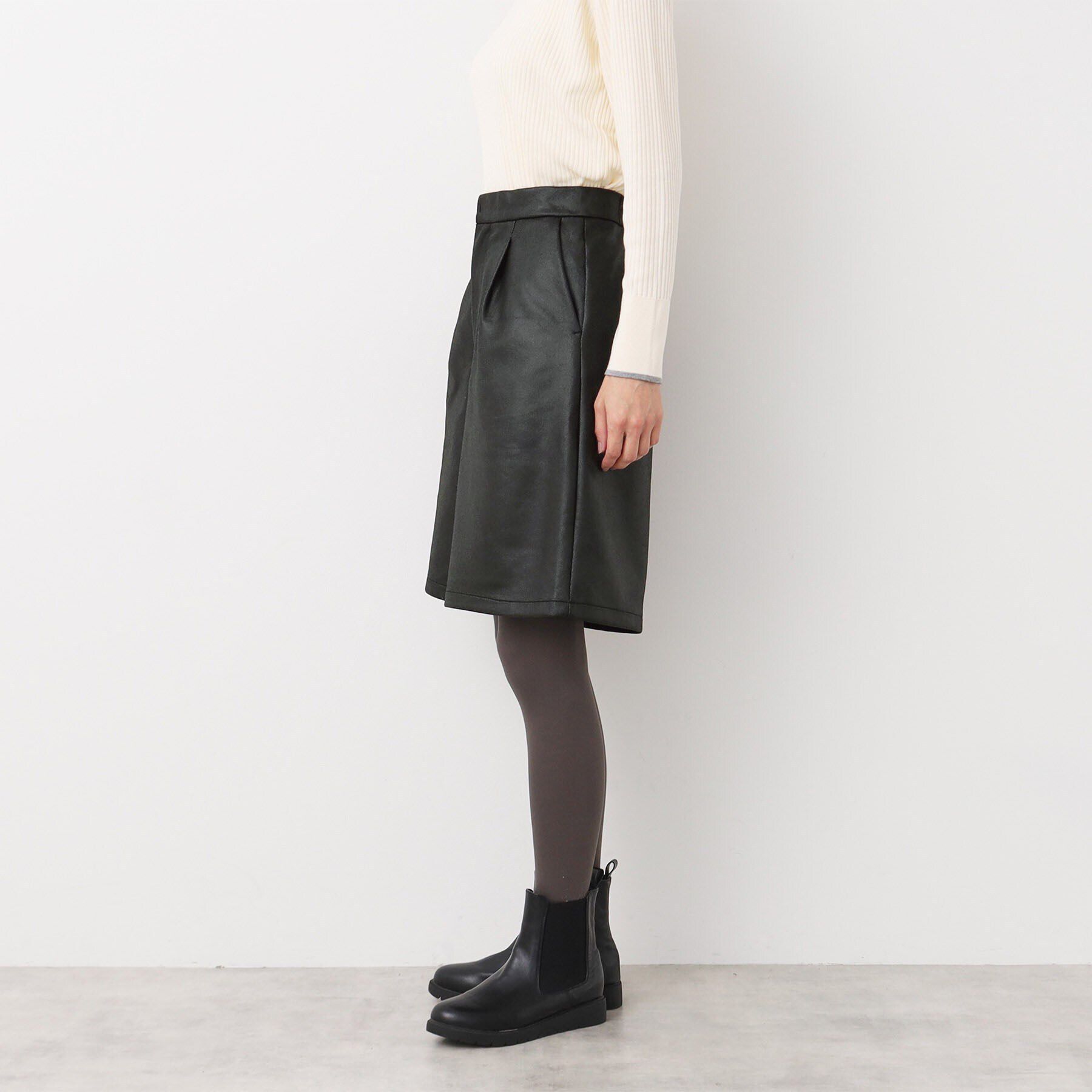 Dessin「【洗える】レザー調ハーフパンツ」|その他|