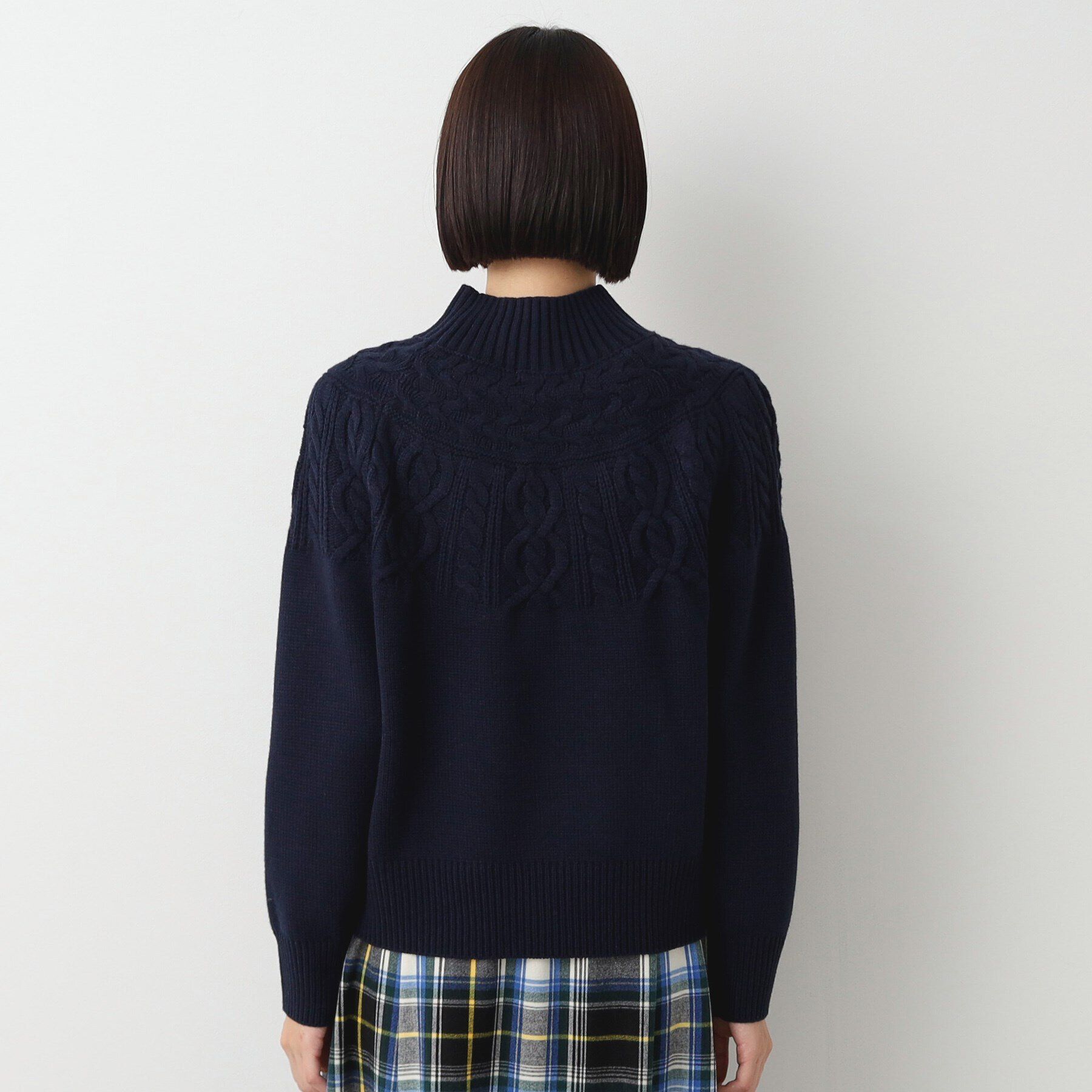 Dessin「【洗える・4サイズ展開】求心ケーブルニット（XS～L）」|ニット・セーター|