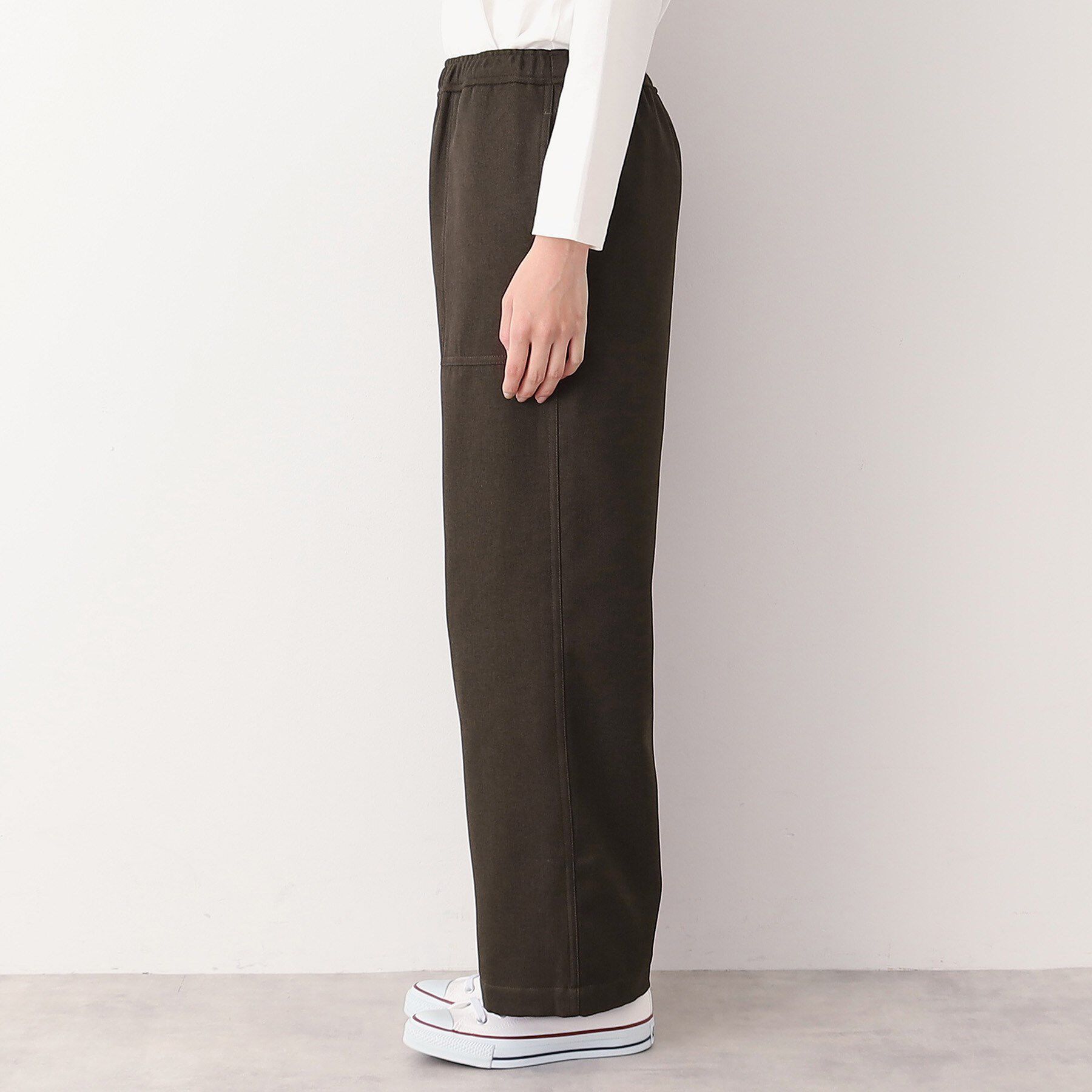 Dessin「【ウエストゴム・裏付き・洗える】アウトポケット付きパンツ（XS～L）」|その他|