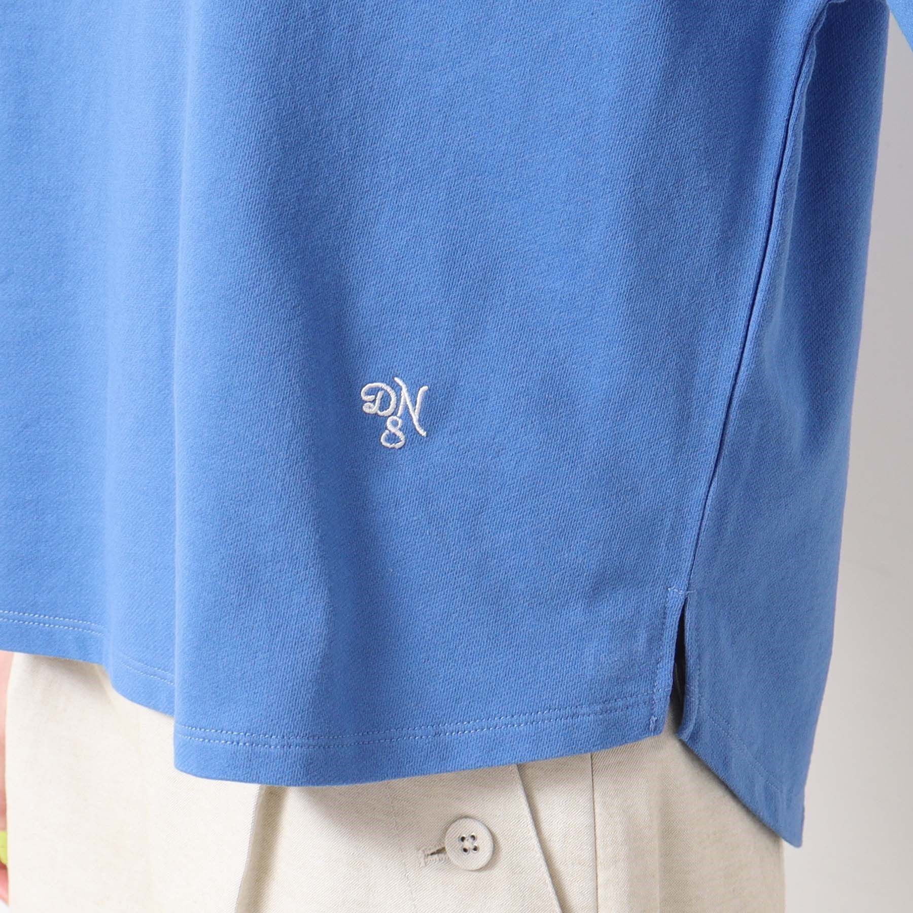 Dessin「【360度可愛い・洗える】バックヘンリーカットソー（5分袖/XS～L）」|Tシャツ・カットソー|