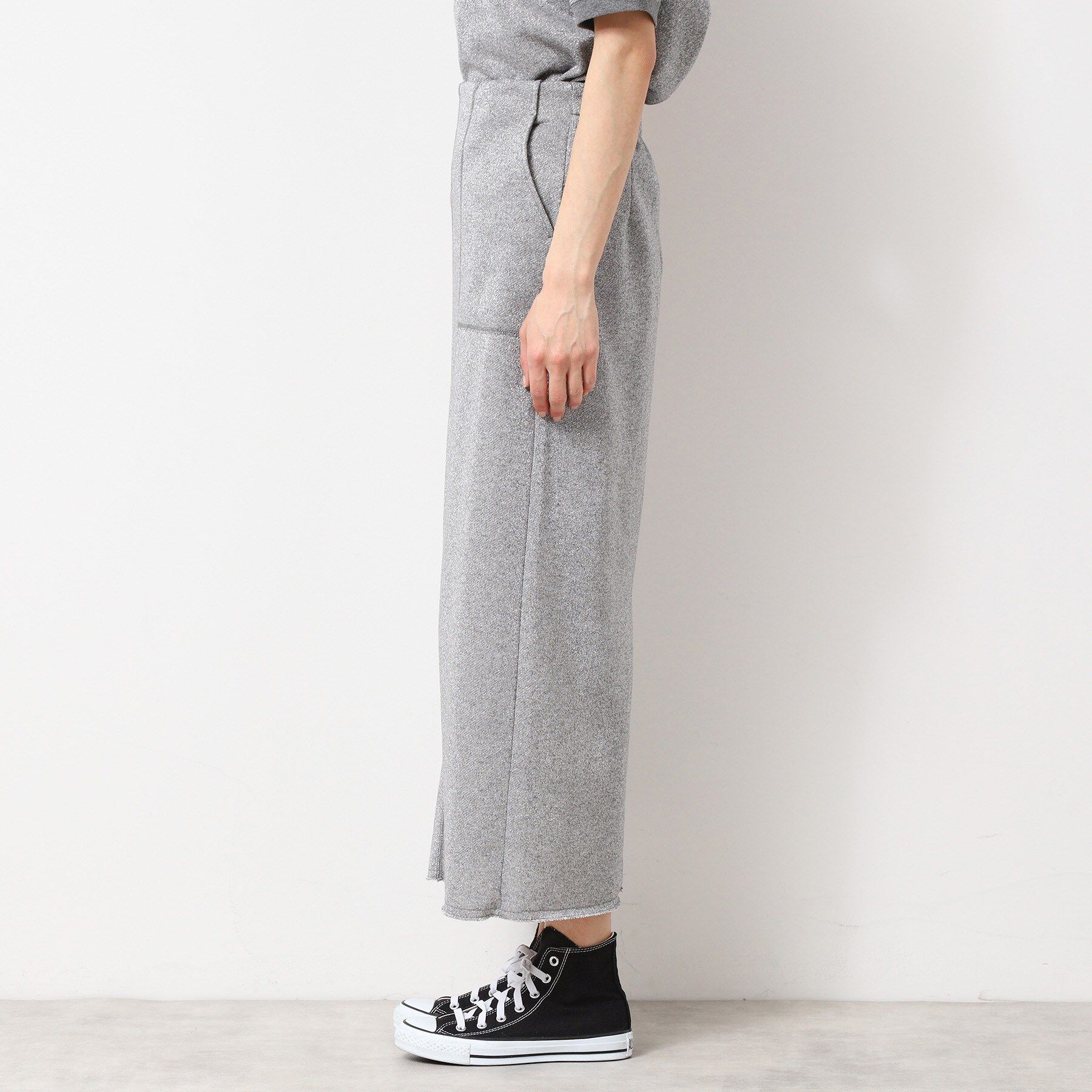 Dessin「【セットアップ可能・洗える】ラメ入り裏毛タイトスカート（S～L）」|スカート|