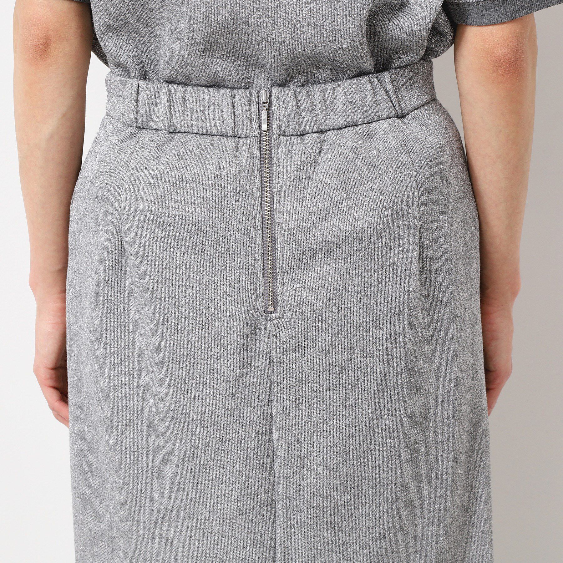 Dessin「【セットアップ可能・洗える】ラメ入り裏毛タイトスカート（S～L）」|スカート|