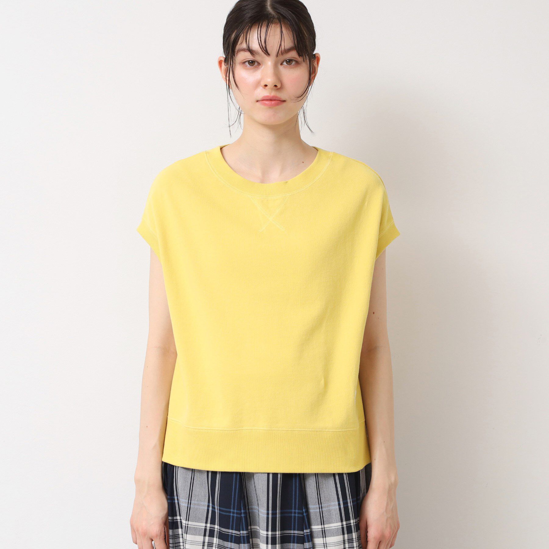 Dessin「【洗える】フレンチスリーブリブ付きカットソー（S～L）」|Tシャツ・カットソー|