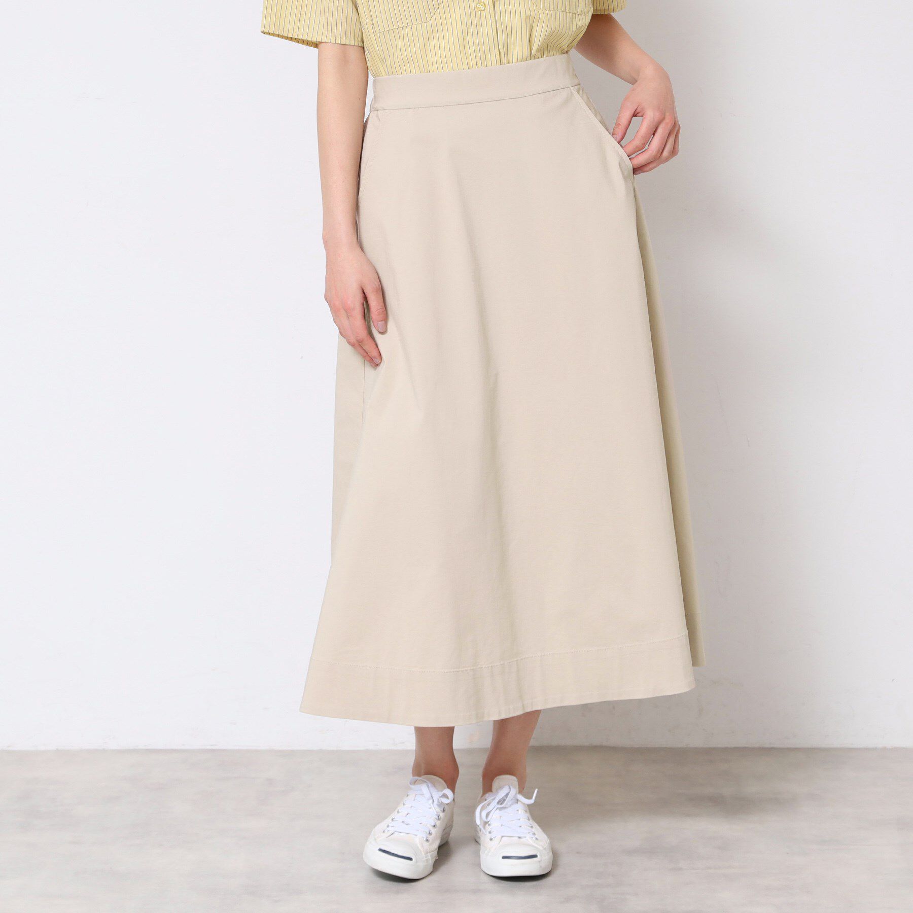 Dessin「【洗える】Aラインストレッチスカート」|スカート|