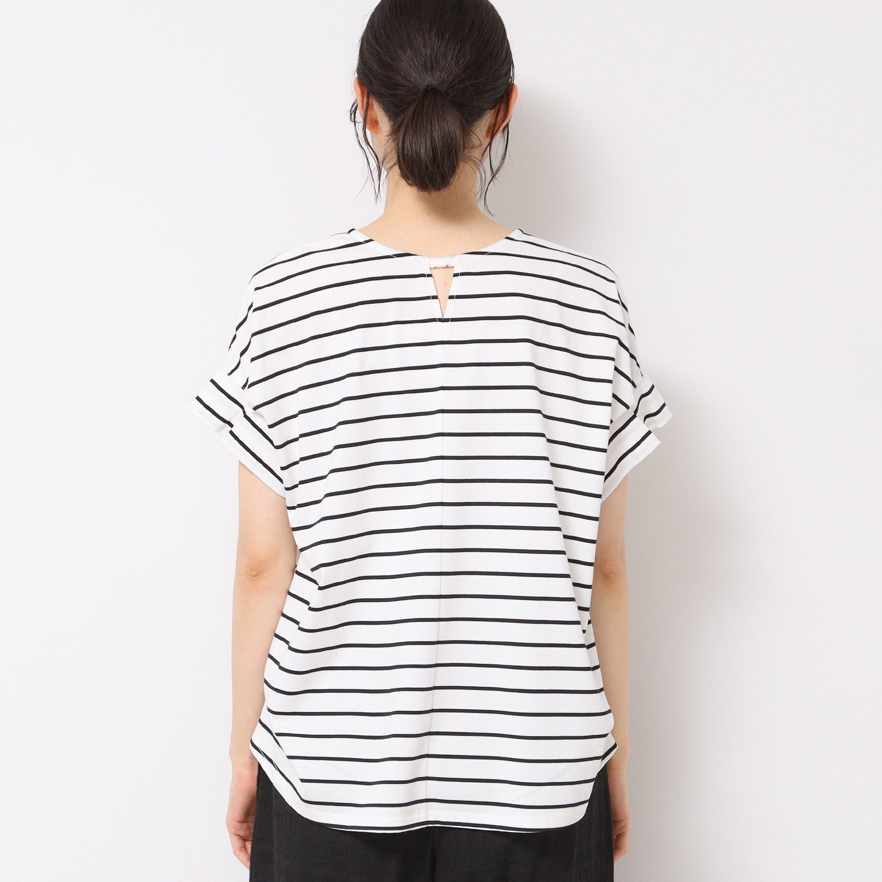 Dessin「【洗える】袖タックデザインカットソー」|Tシャツ・カットソー|