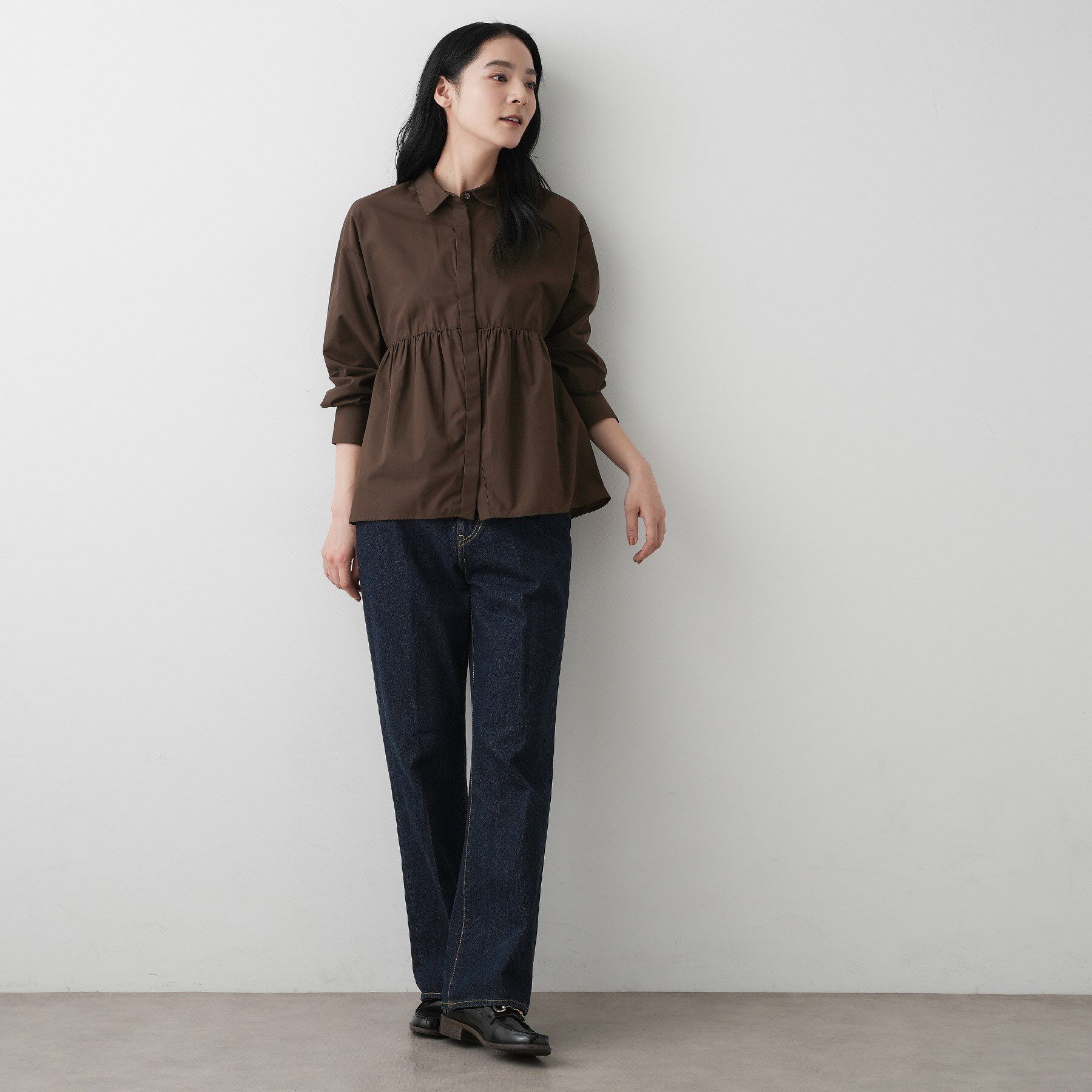 Dessin「【洗える】ペプラムブラウス」|シャツ・ブラウス|