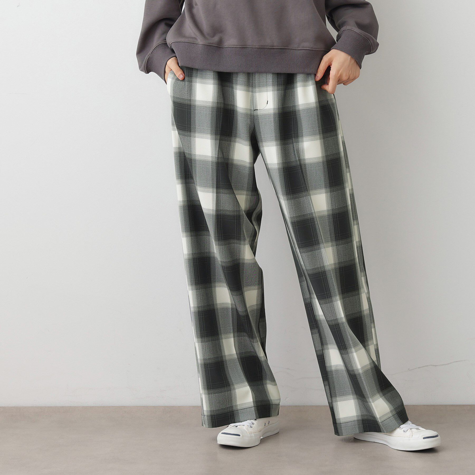 Dessin「【ユニセックス/ウエストゴム】チェック柄パンツ」|その他|