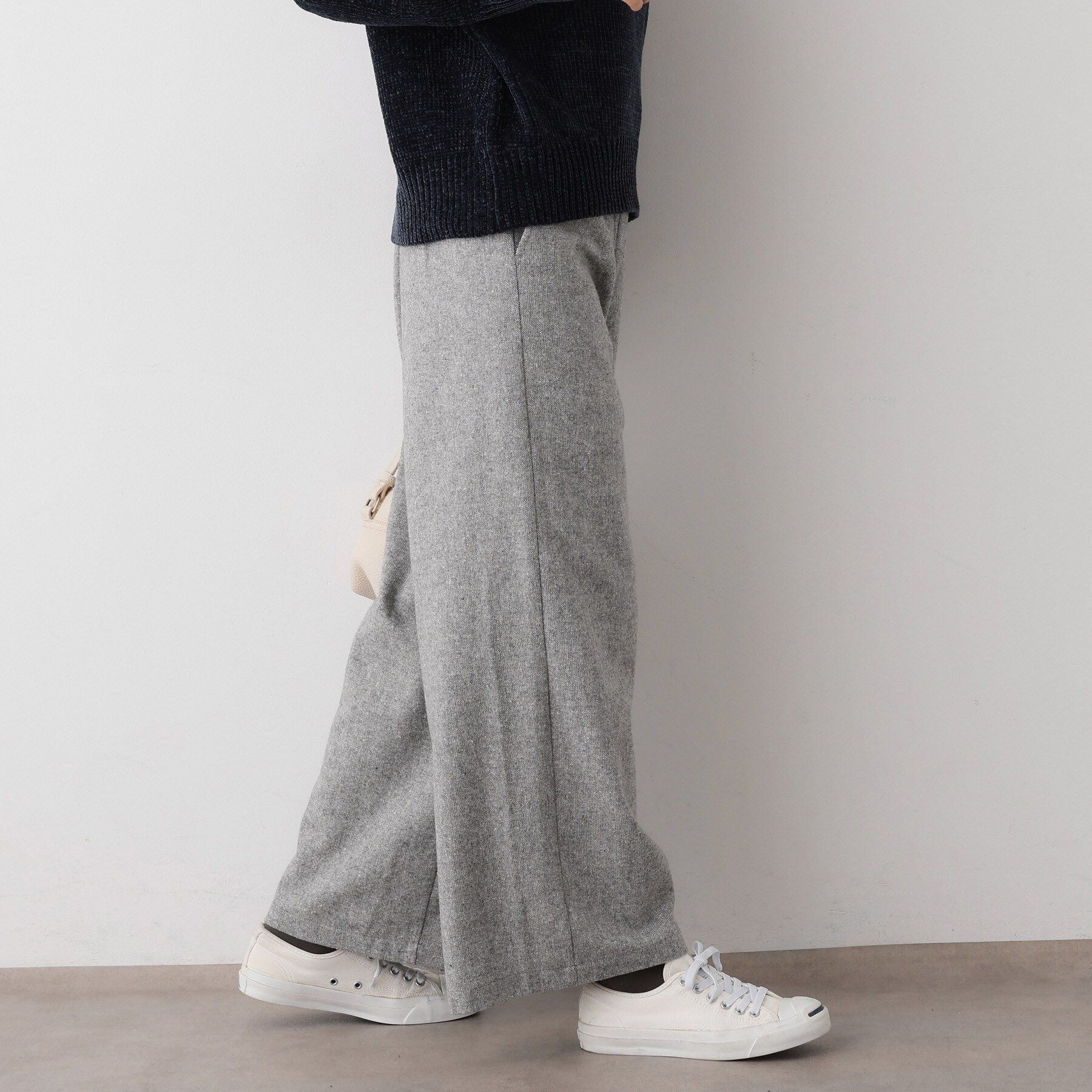 Dessin「【洗える/後ろゴム】ツイードワイドパンツ」|その他|